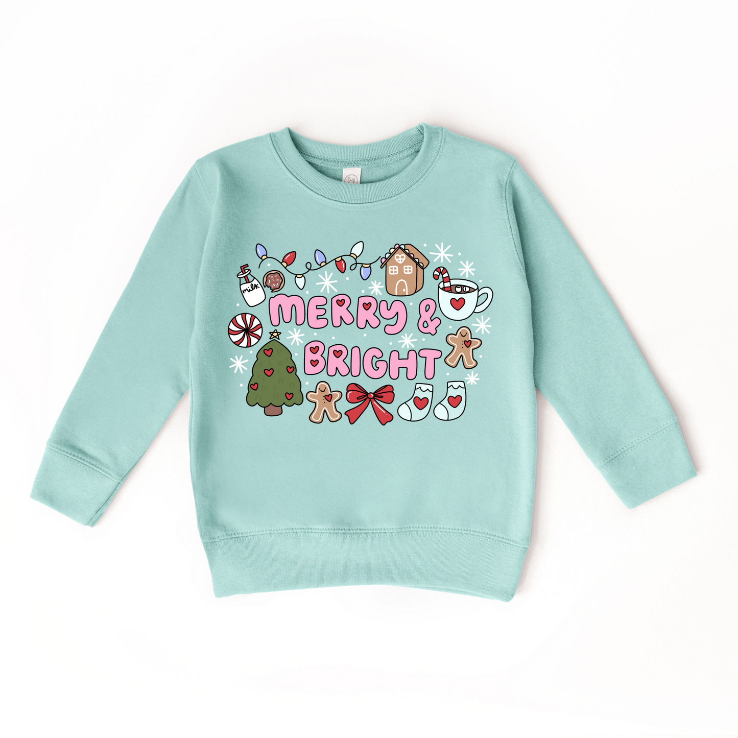 Merry and Bright Crewneck | Toddler & Kids
