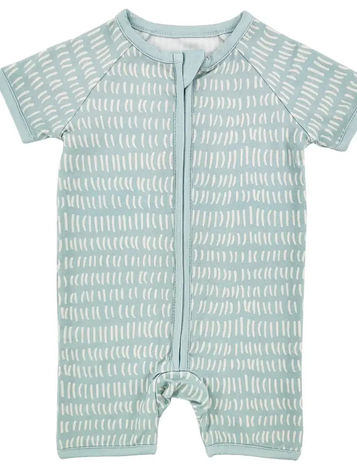Boho Bamboo Romper | Sky Blue | Baby