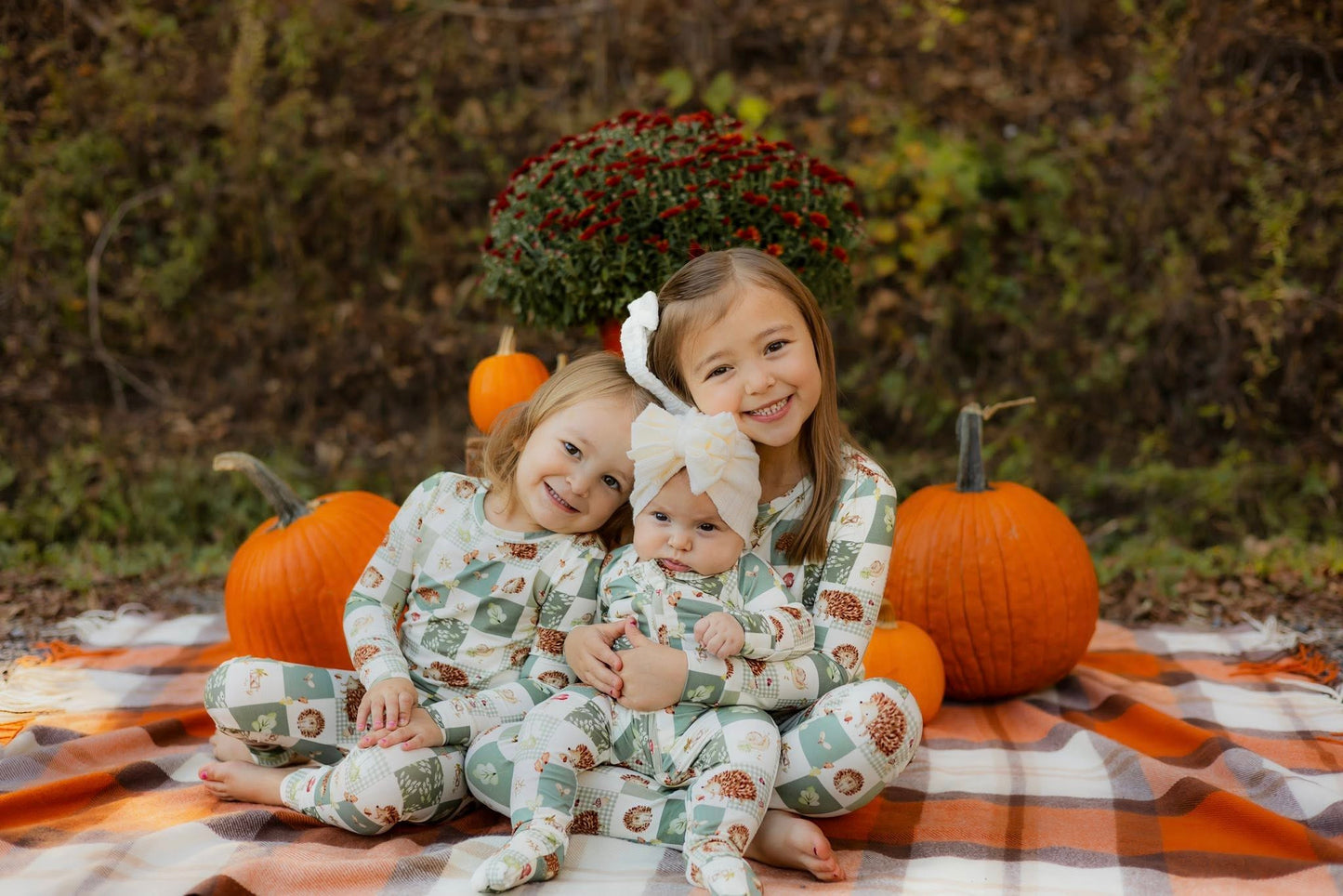 Harvest Hedgehogs Bamboo Sleeper Pajamas | Baby