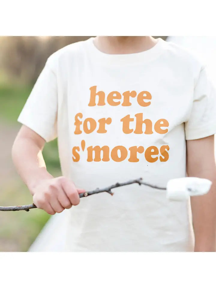 Here for the S'mores Tee | Toddler & Kids