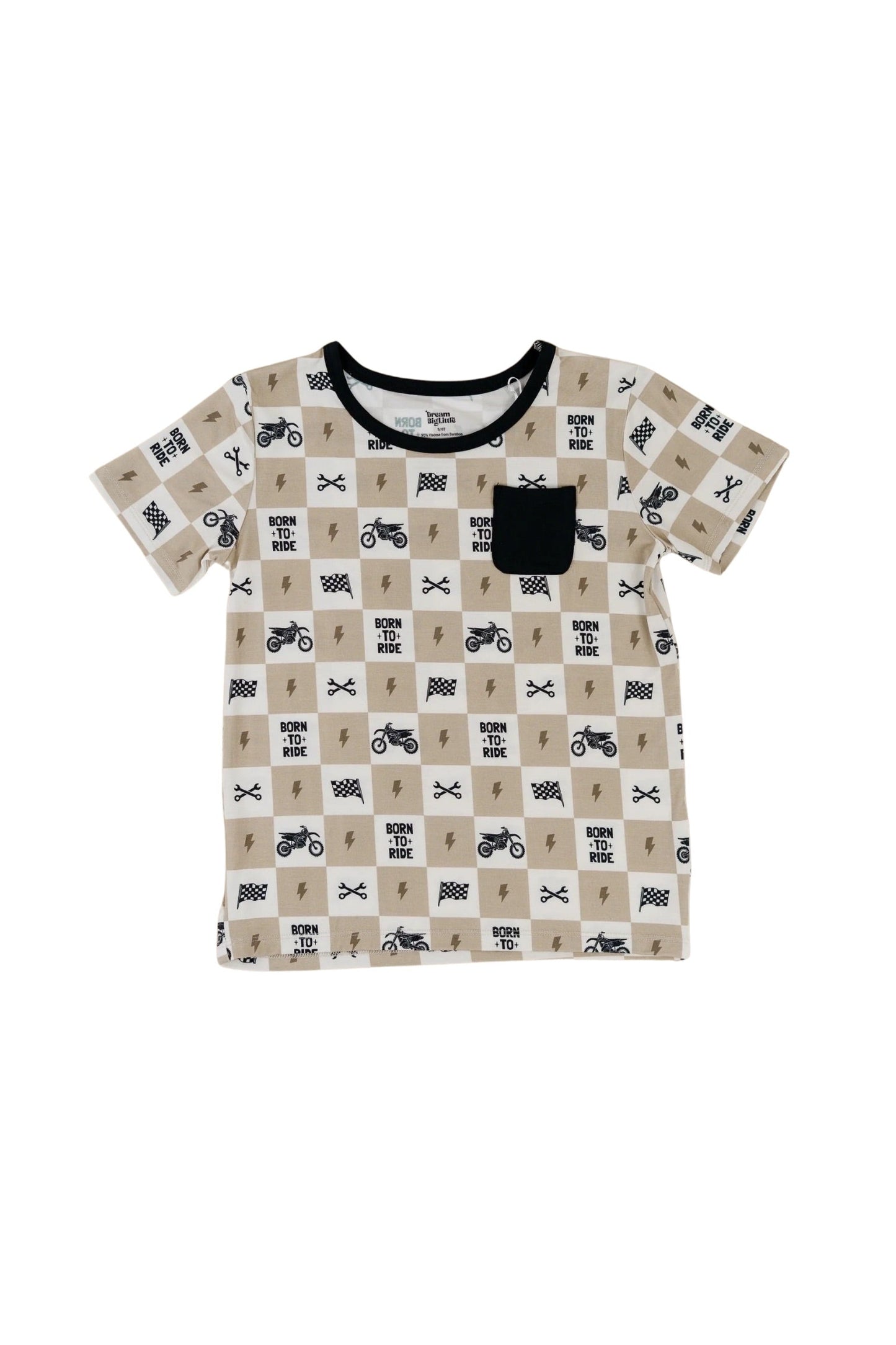 BORN TO RIDE DREAM POCKET TEE