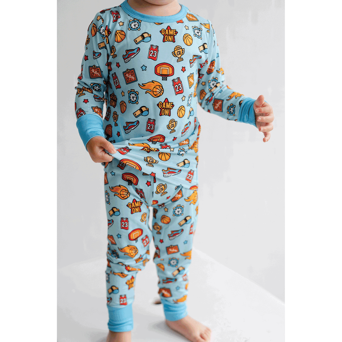 Basketball Two-Piece Pajama Set