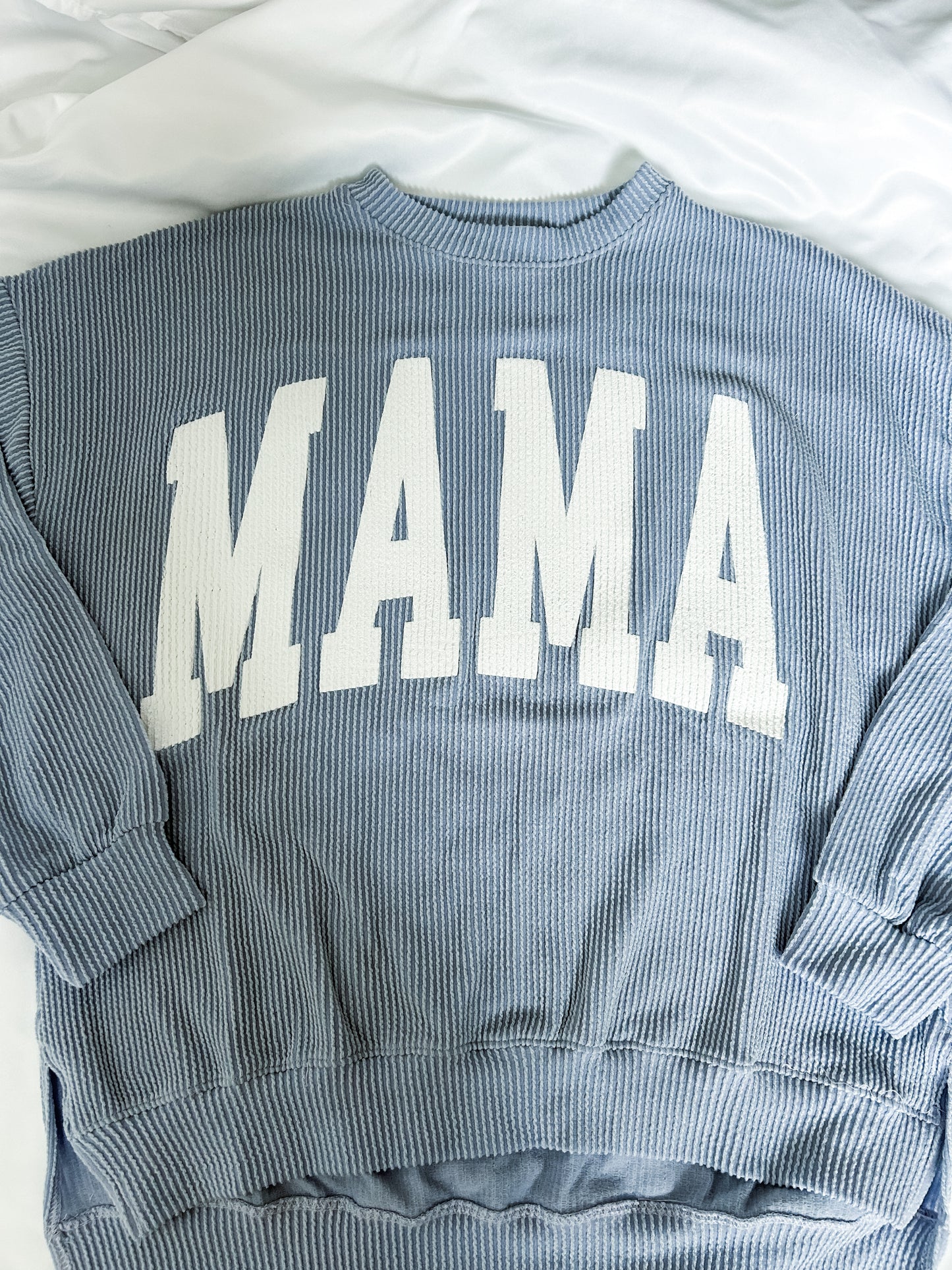 Mama Ribbed Crewneck