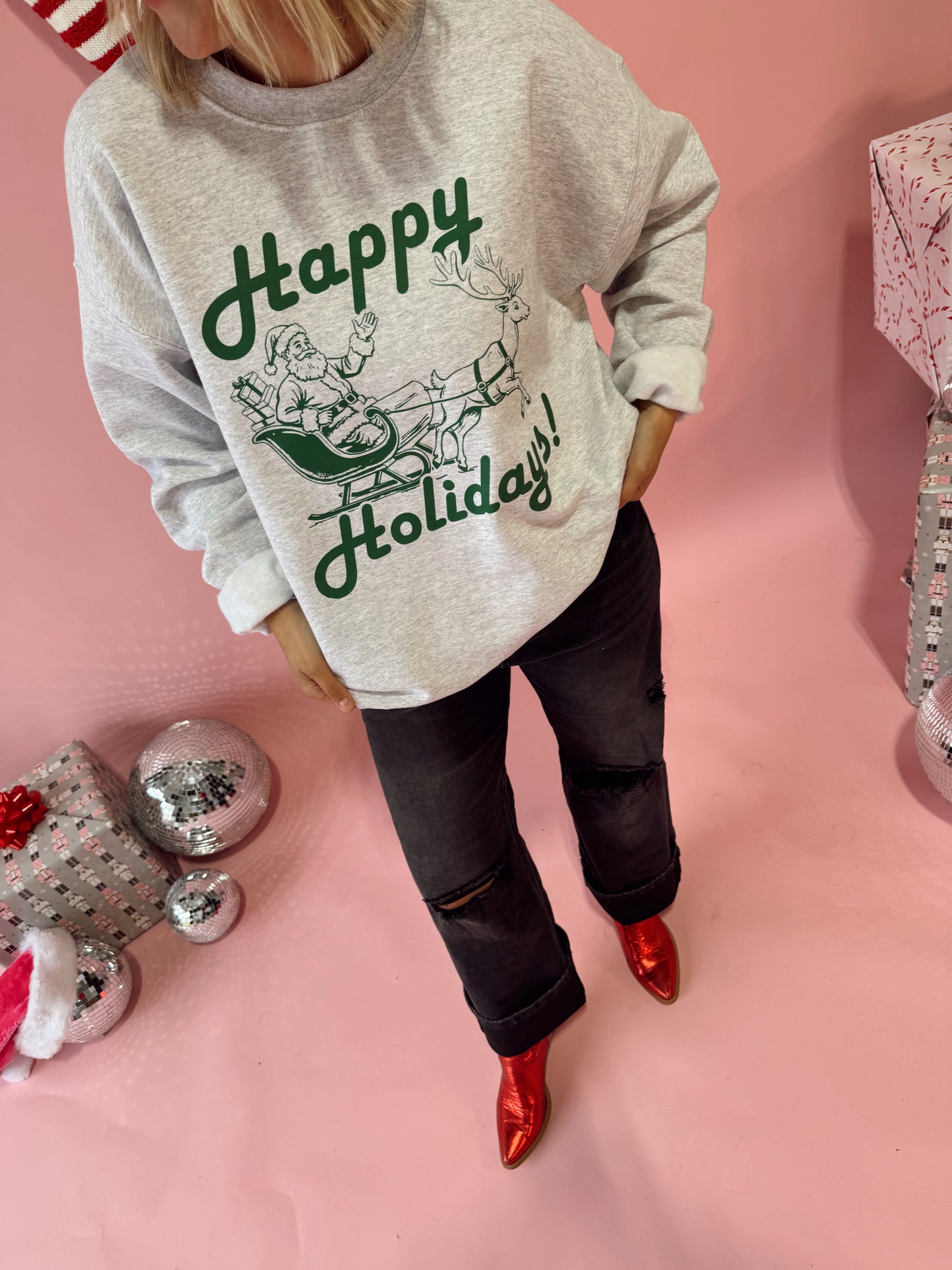 Happy Holidays Crewneck