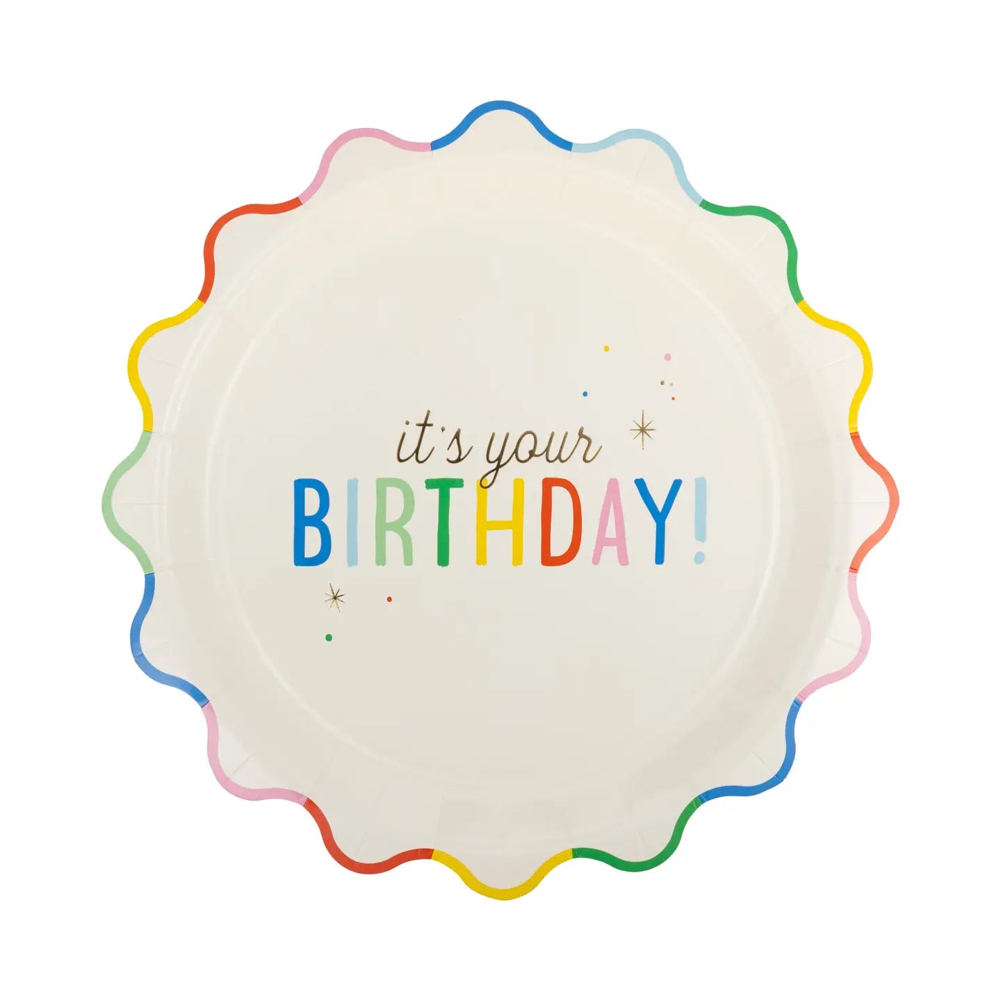 9" It's Your Birthday Plate