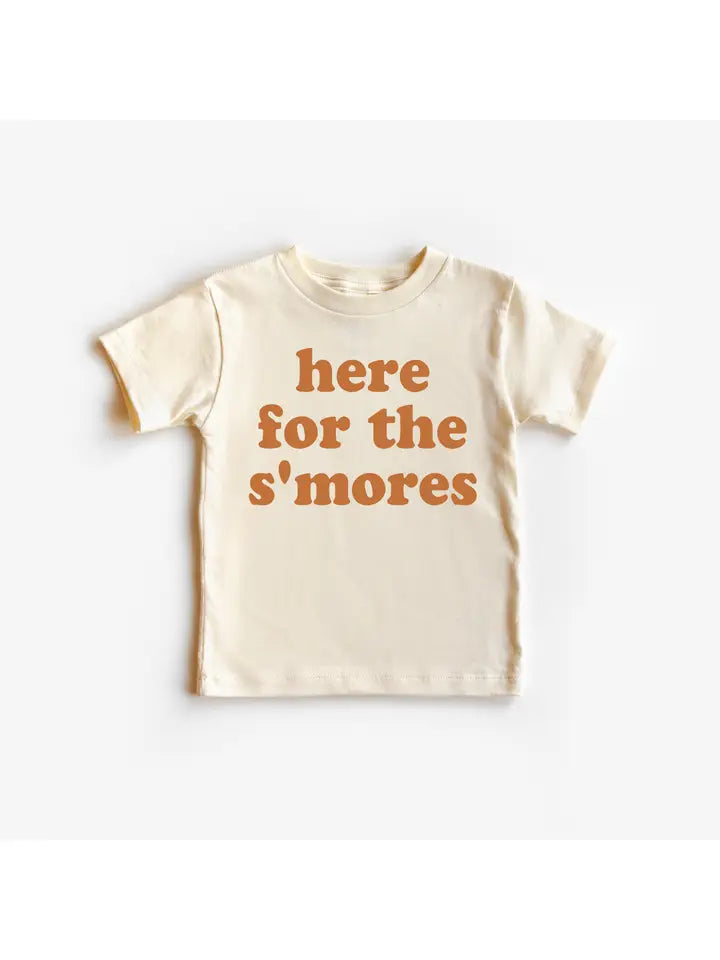 Here for the S'mores Tee | Toddler & Kids