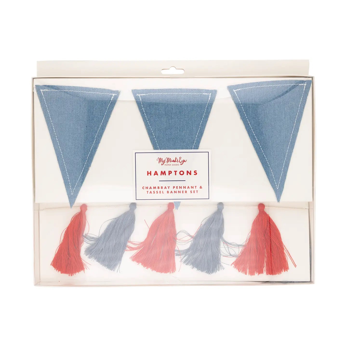 BUNDLE: Red, White and Chambray Party Supplies