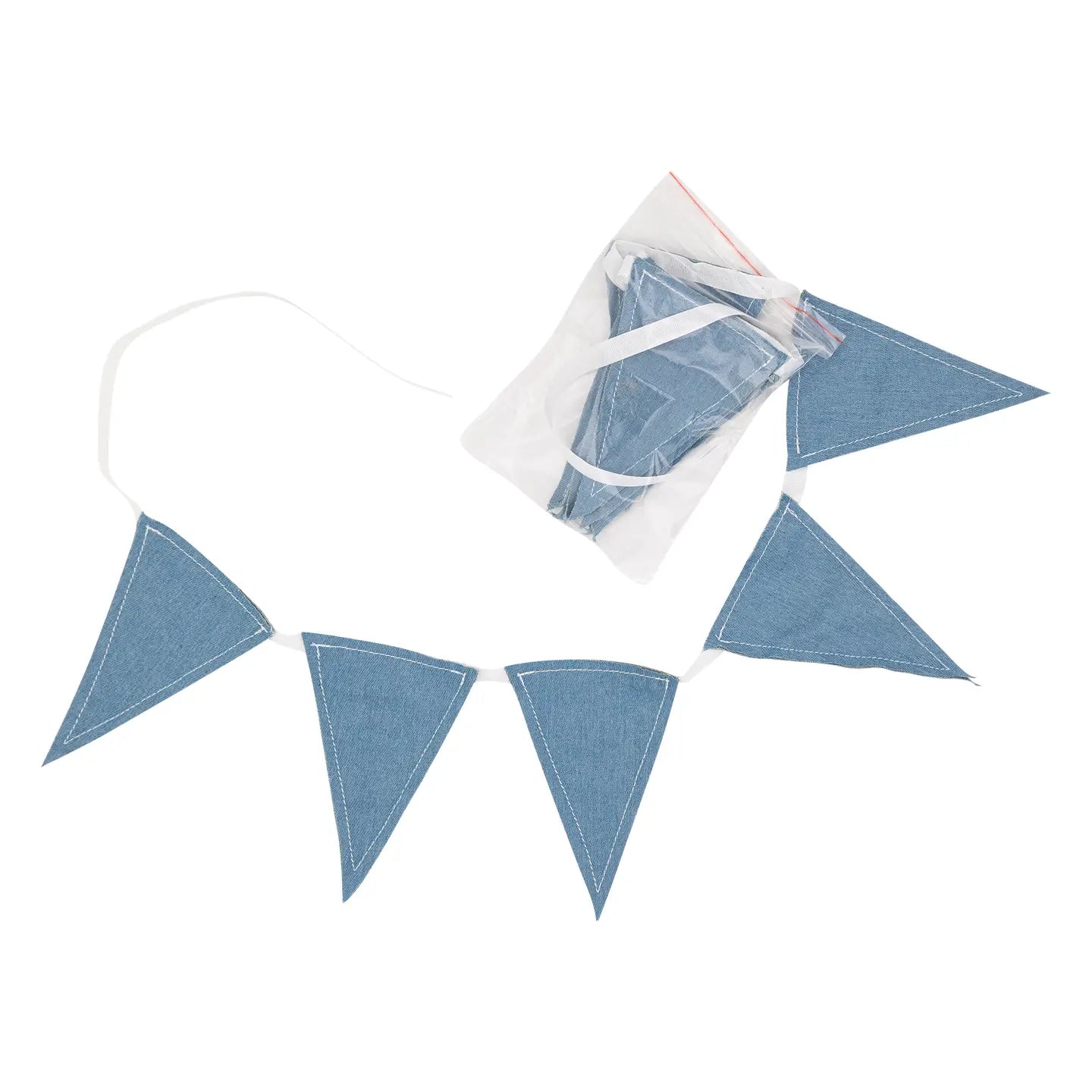 Chambray and Tassel Banner Set