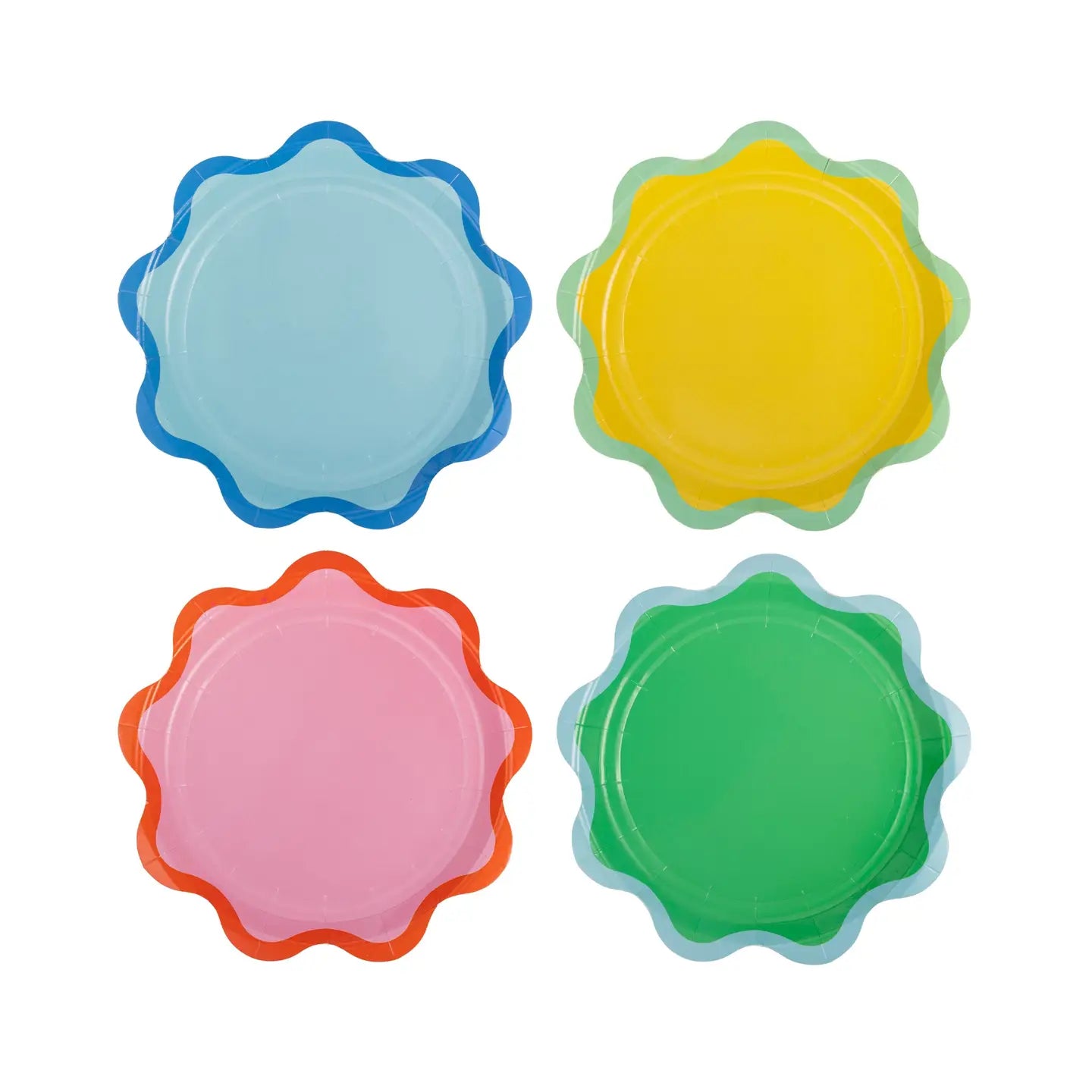 7" Ric Rac Edge Dessert Plates
