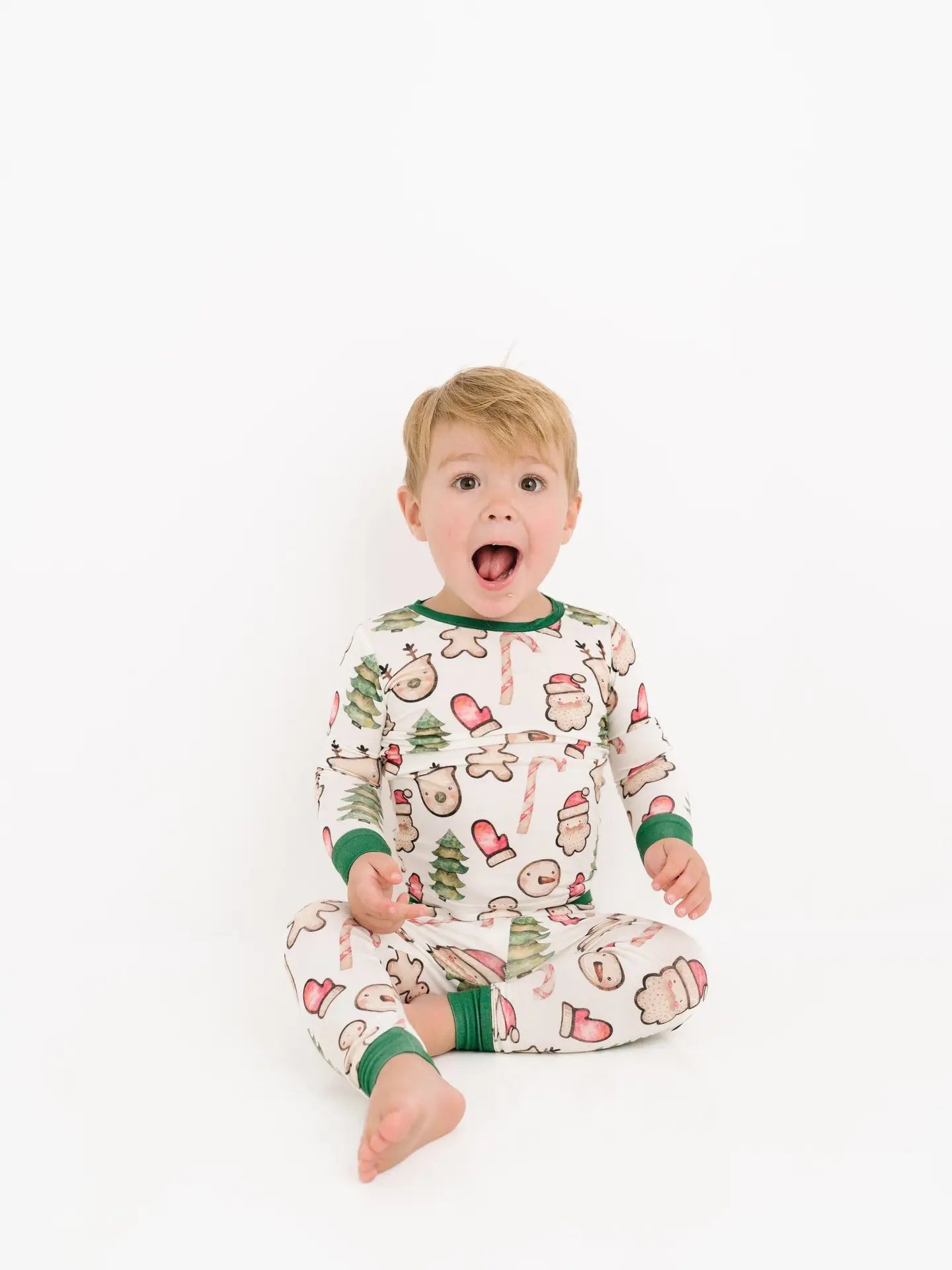 Christmas Cookie Bamboo Pajama Set | Baby