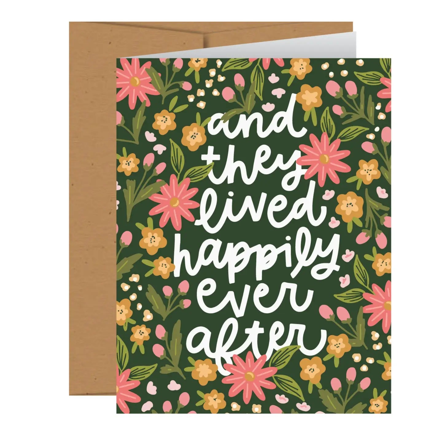 Happily Ever After Engagement and Wedding Card