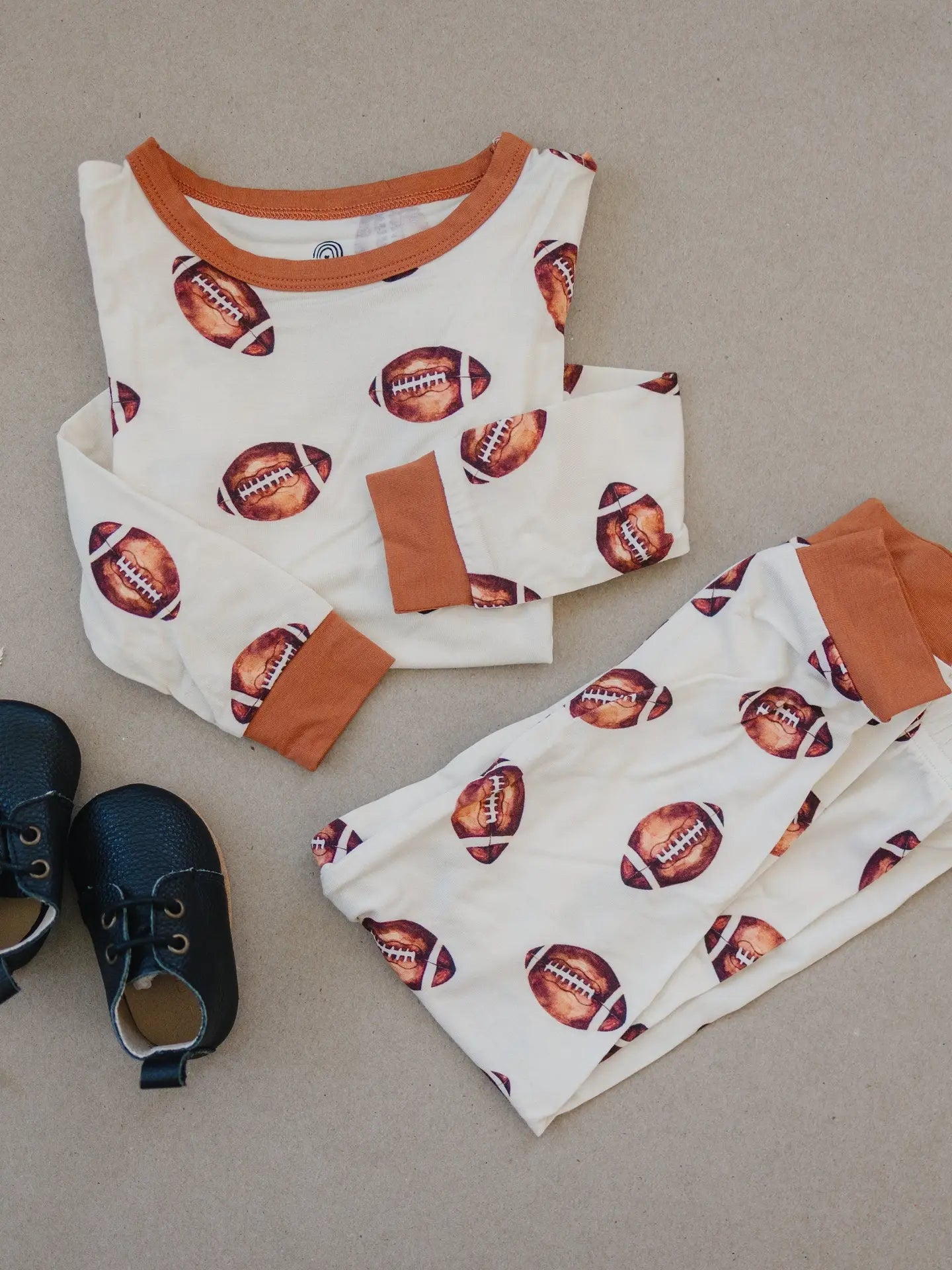 Football Bamboo Pajama Set | Toddler & Kids