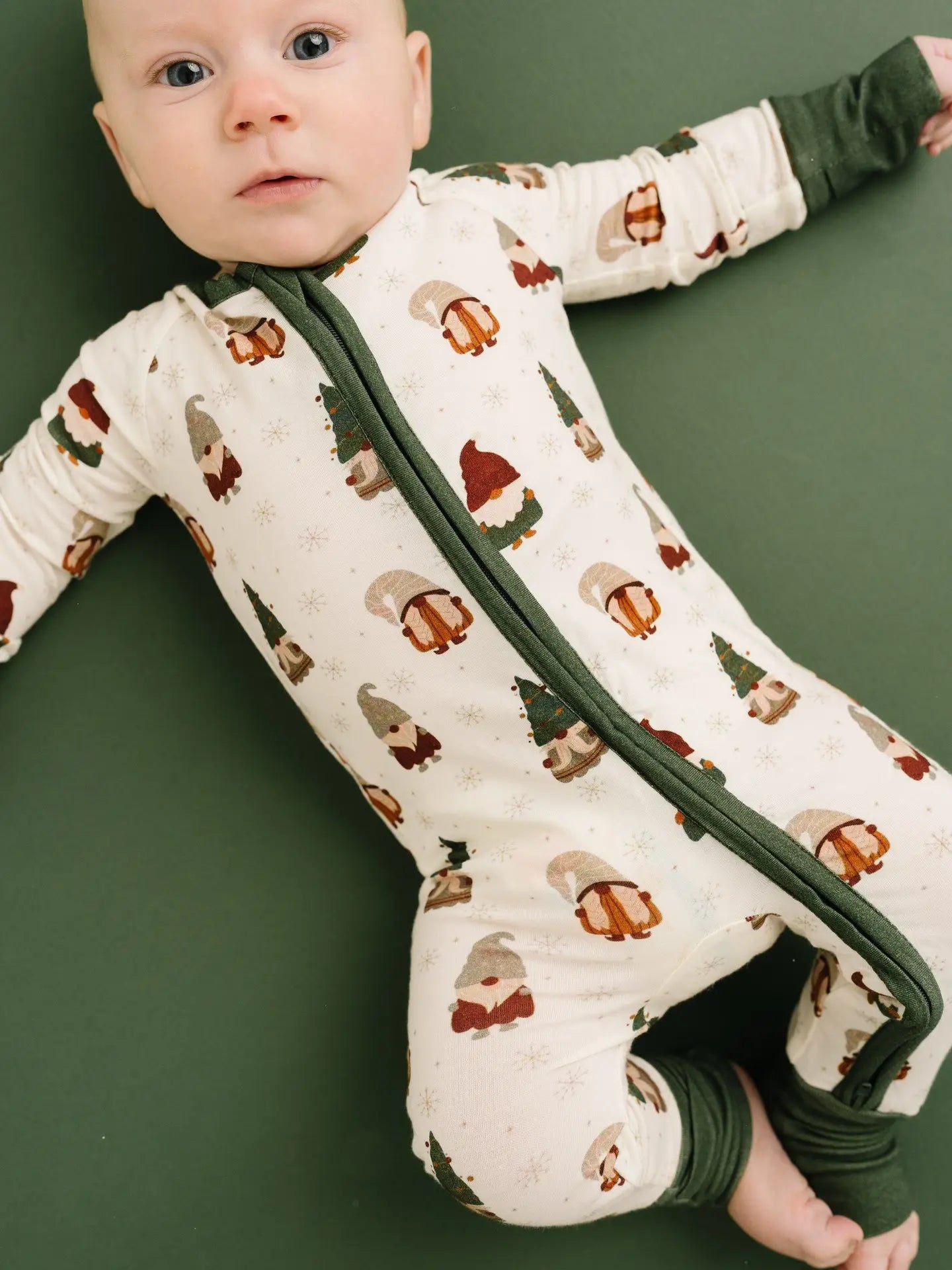 Christmas Gnomes Bamboo Sleeper | Baby & Toddler