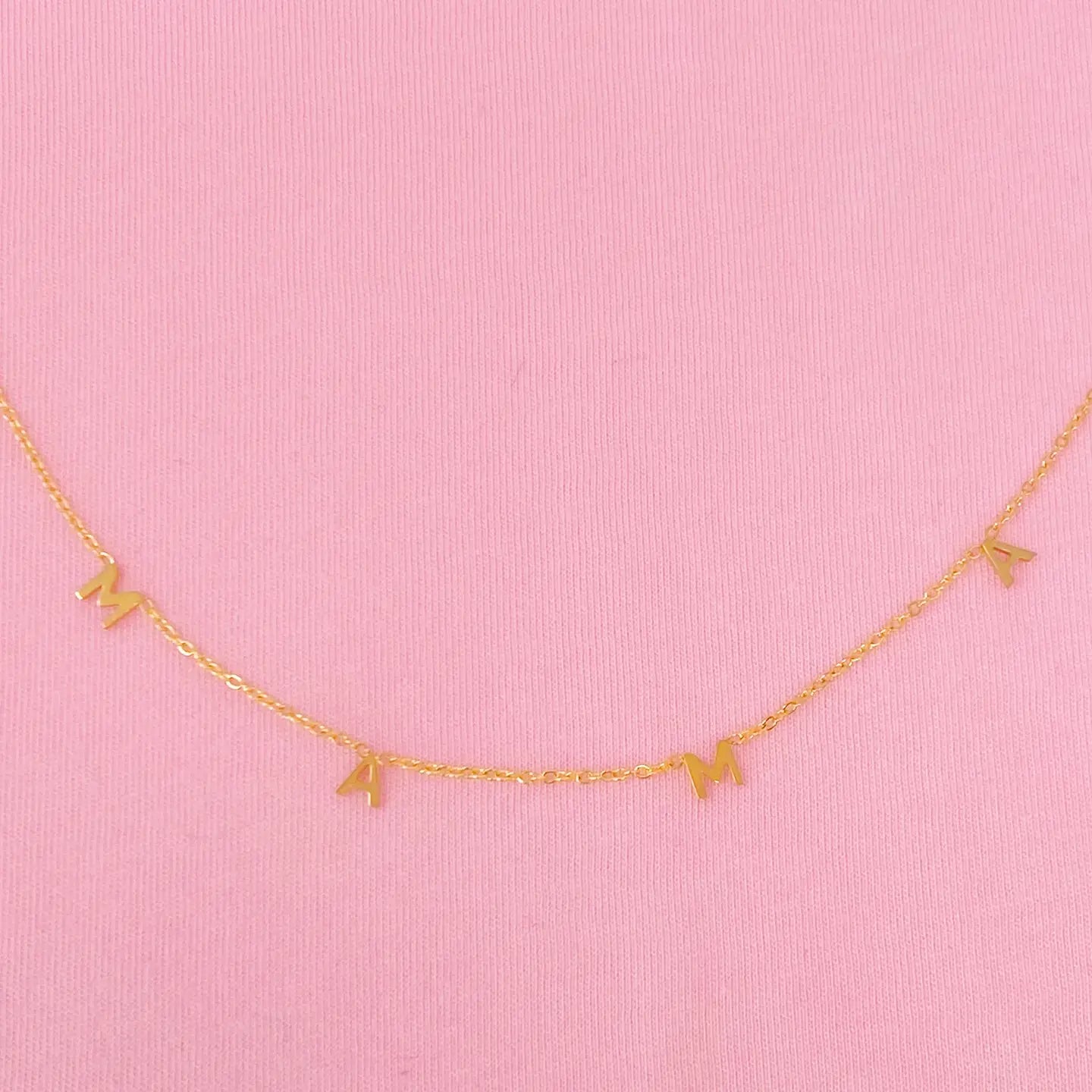 Mama Necklace | Gold
