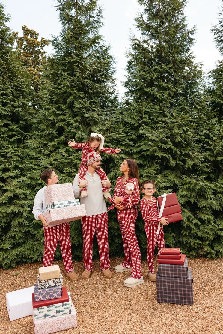 Peppermint Plaid Family Pajamas | Toddler & Kids Flare