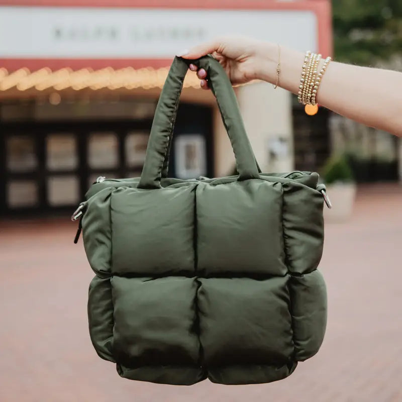 Mini Puffer Tote | Multiple Colors