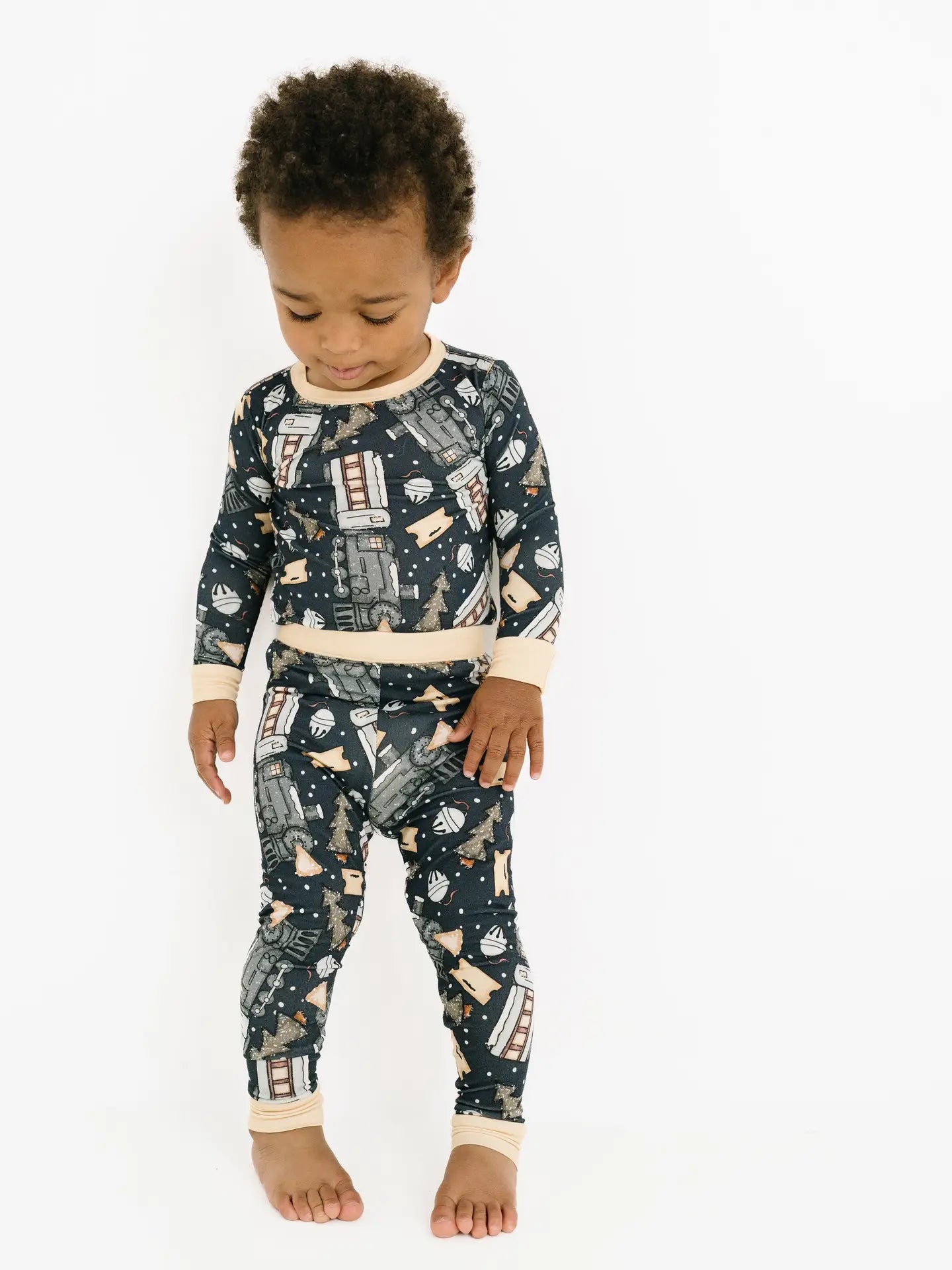 Train Bamboo Pajama Set