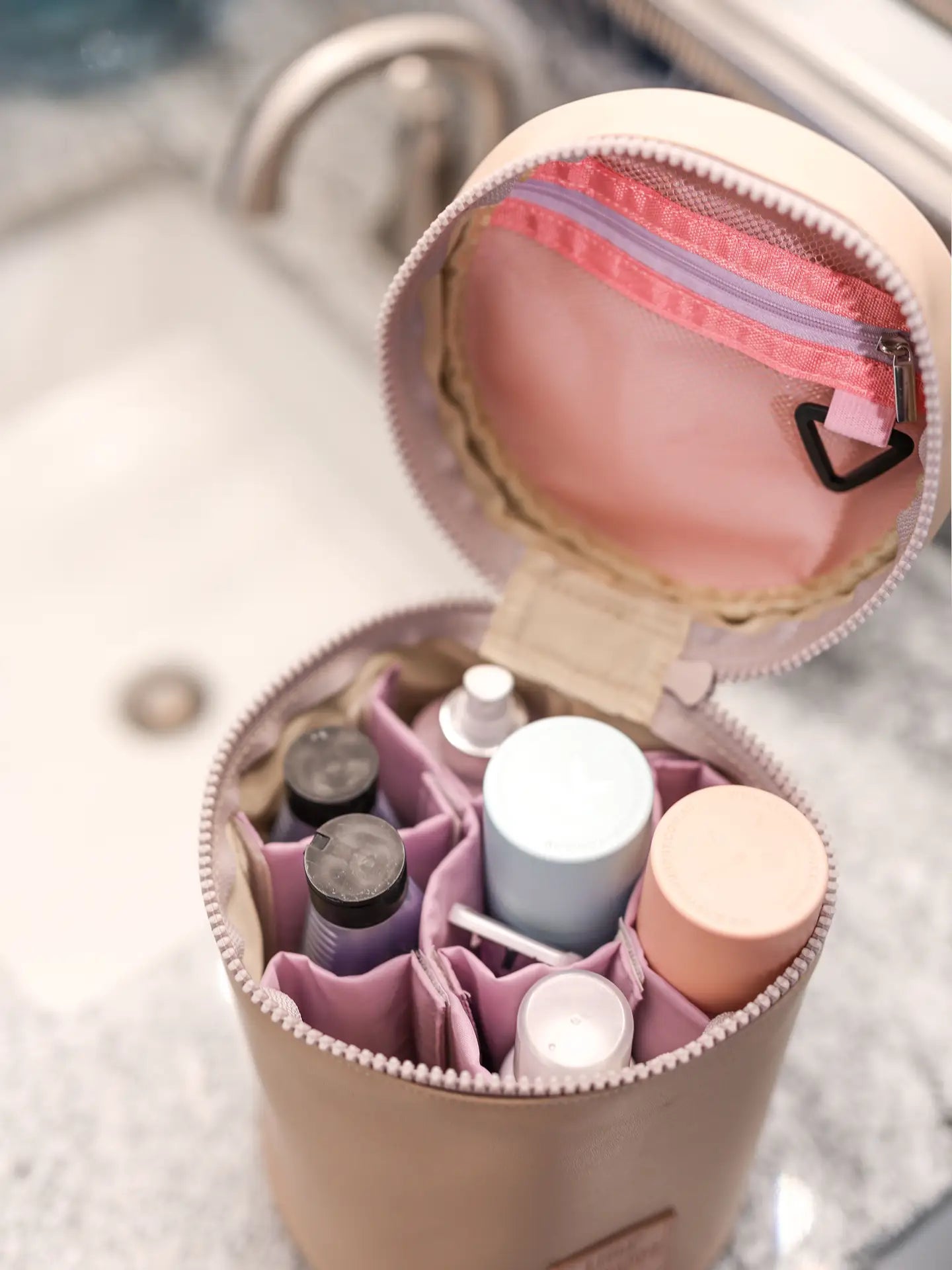 Barrel Toiletry Bag