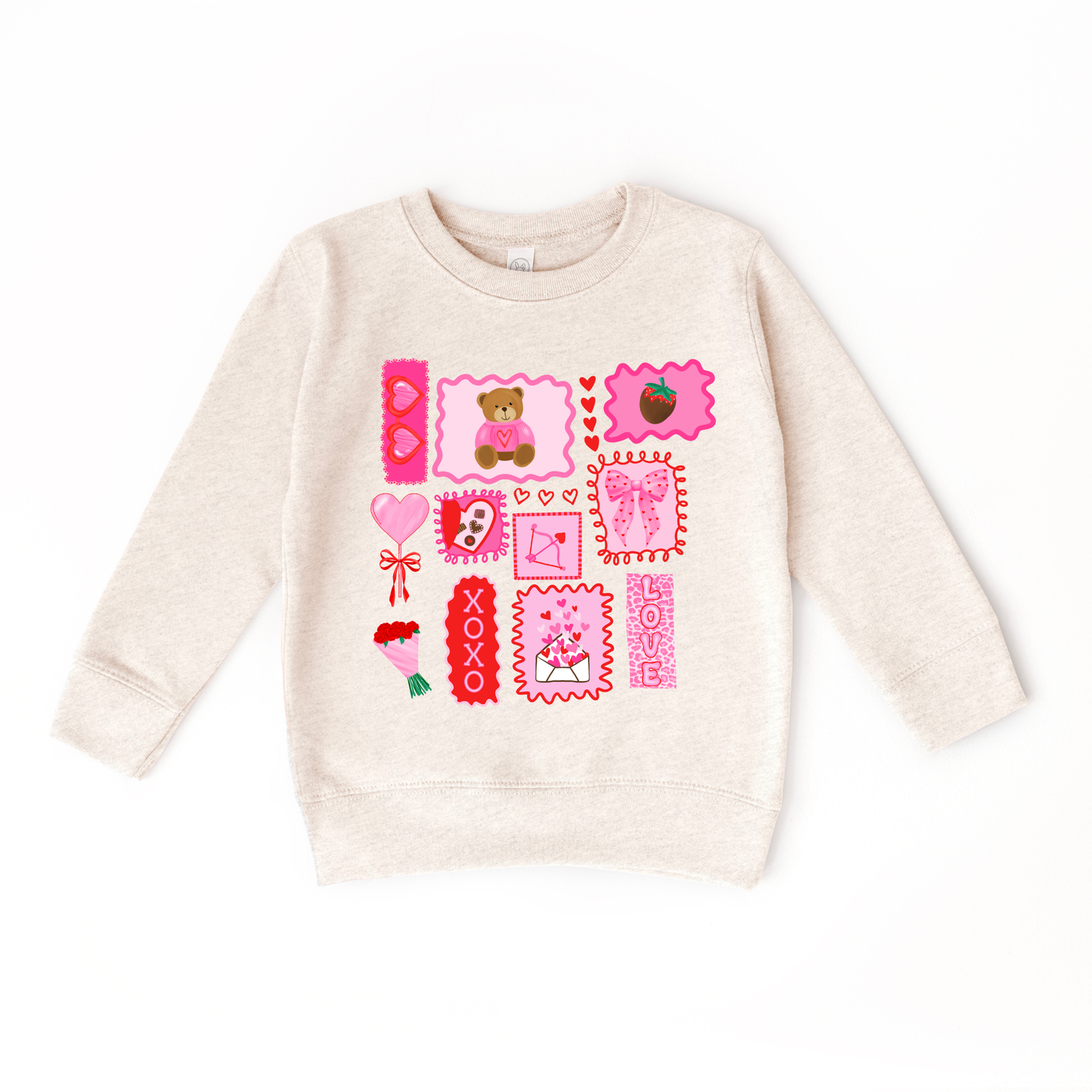 Valentine's Day Doodles XOXO Sweater