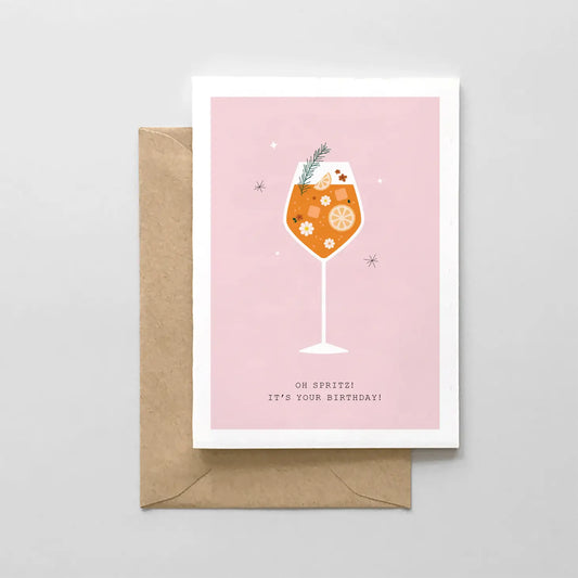 Oh Spritz! It's Your Birthday! - Greeting Card