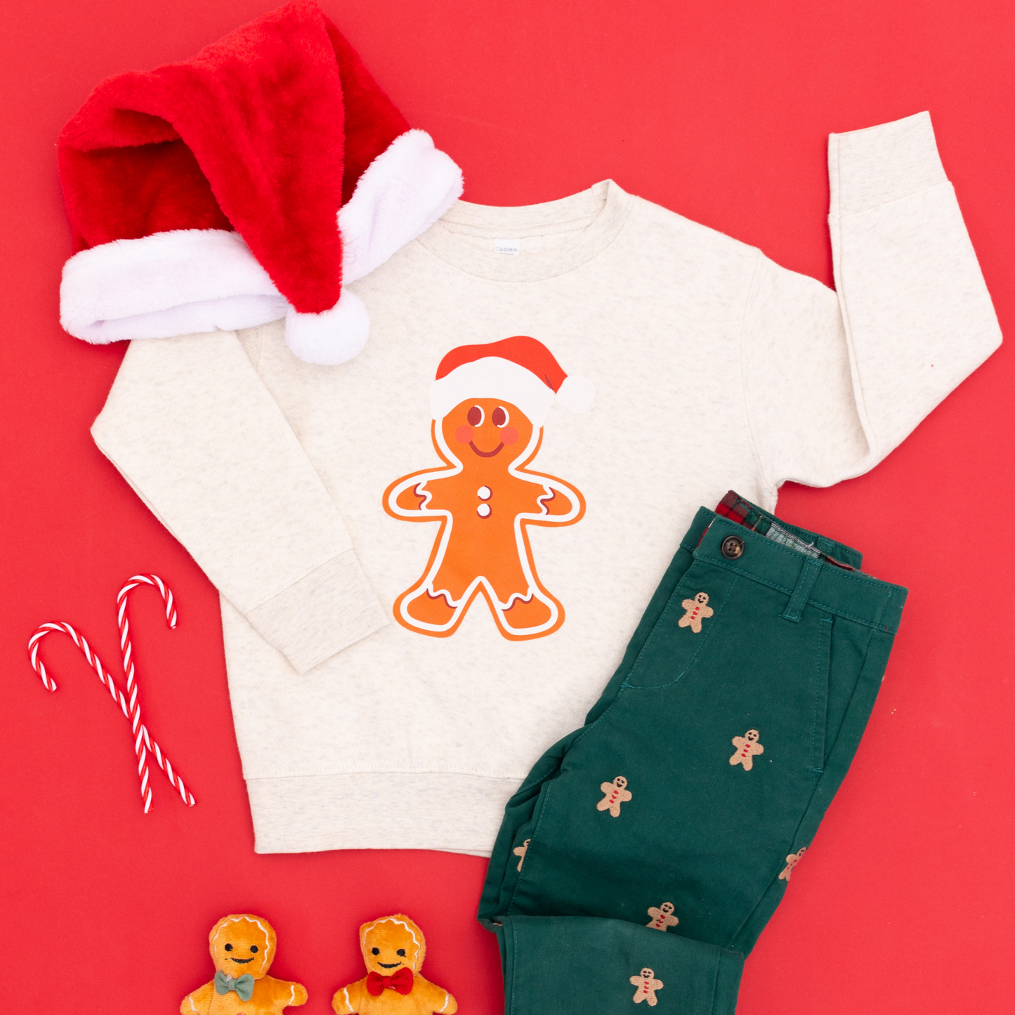 Gingerbread Crewneck | Toddler & Kids