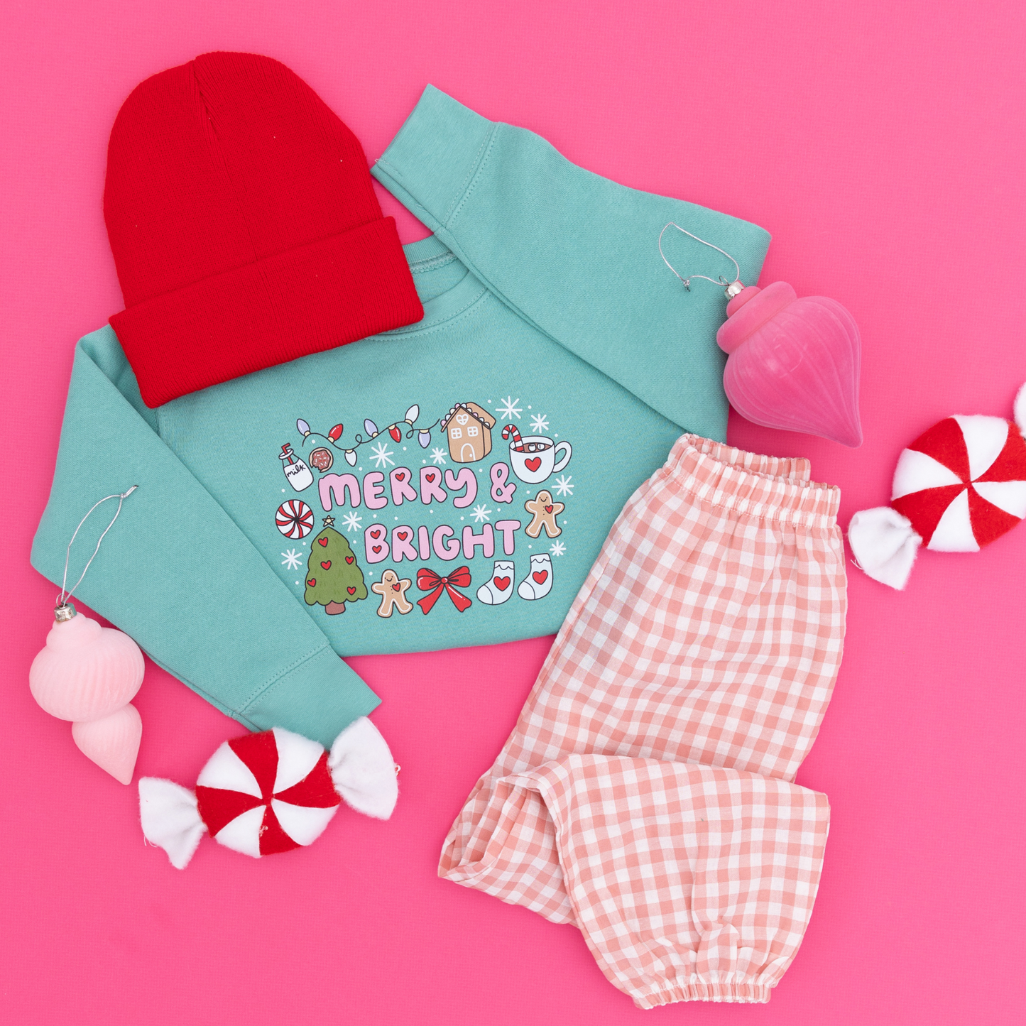 Merry and Bright Crewneck | Toddler & Kids