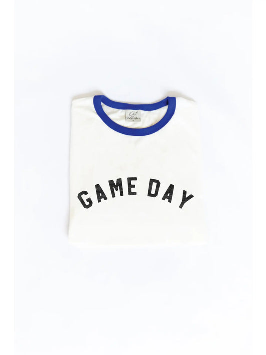 Game Day Tee | Blue, Green & Black | Women