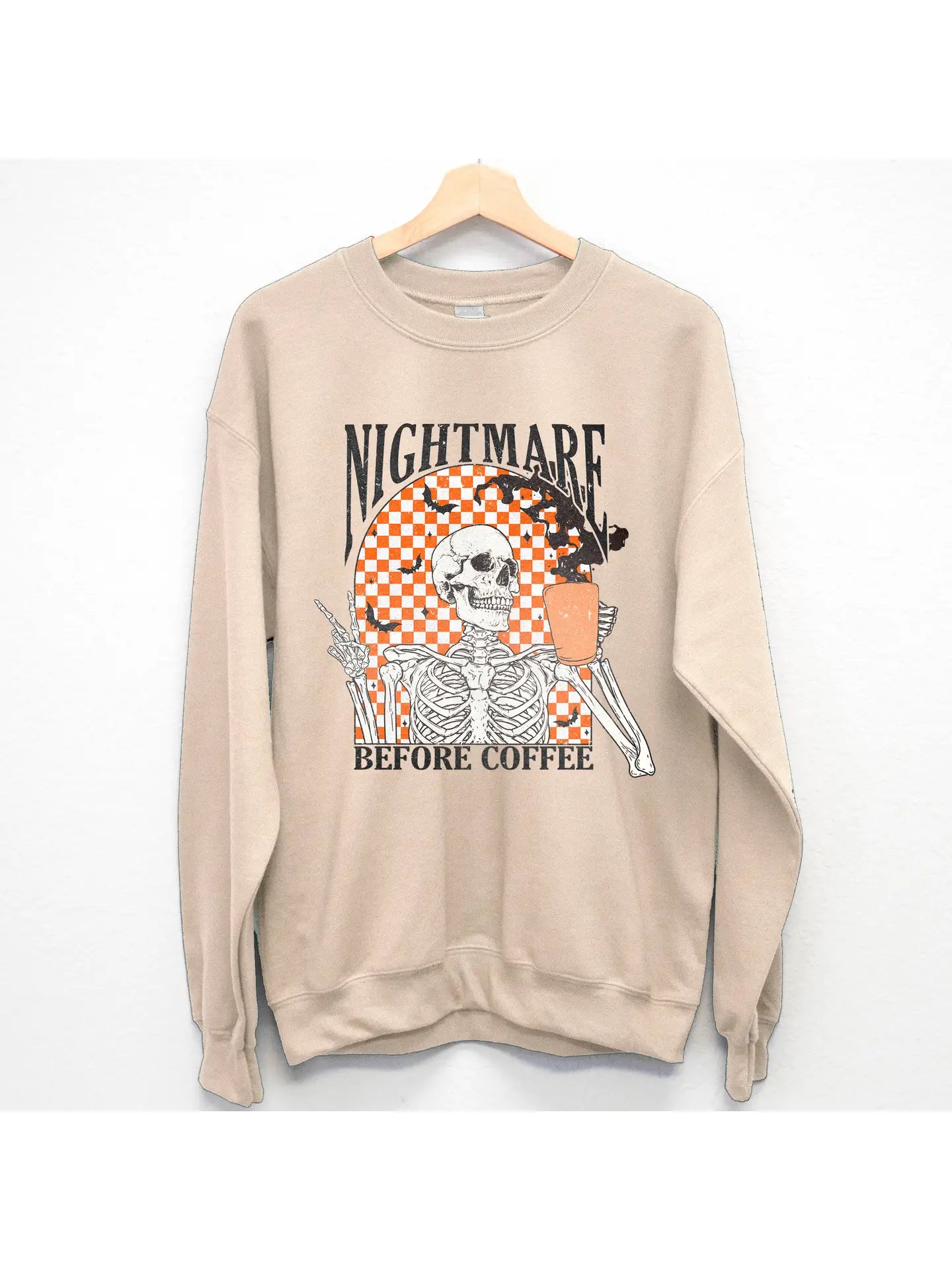 Nightmare Before Coffee Halloween Crewneck