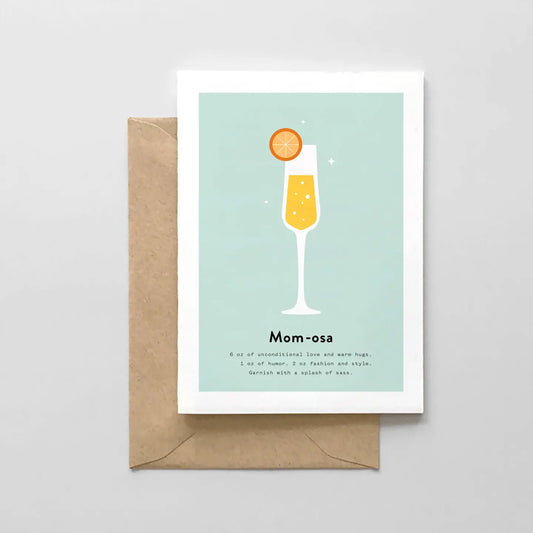 Mom-Osa Greeting Card