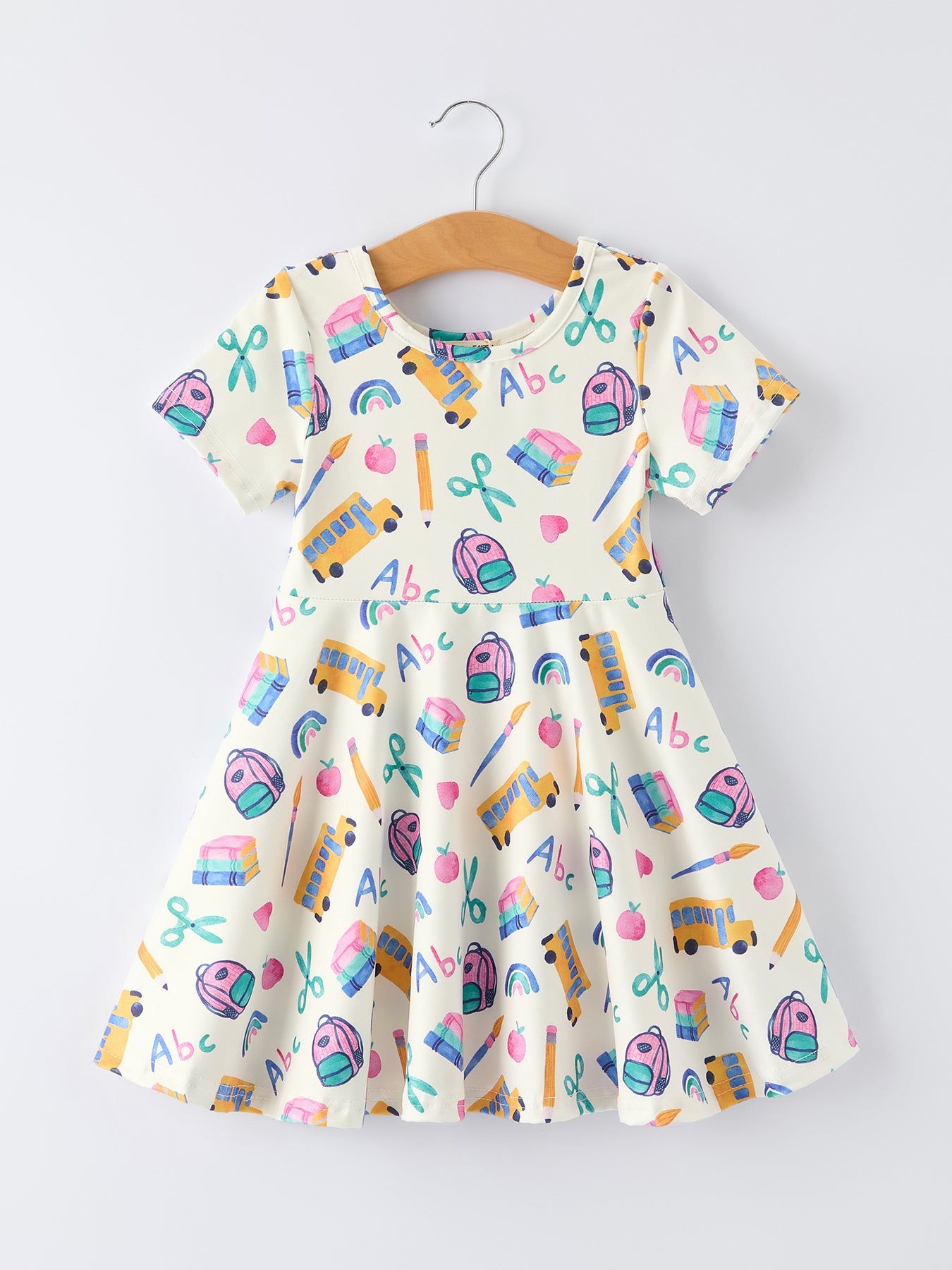 Girl Back To School Twirl Dress