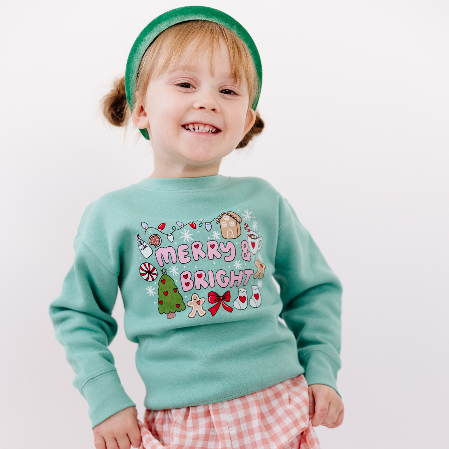 Merry and Bright Crewneck | Toddler & Kids