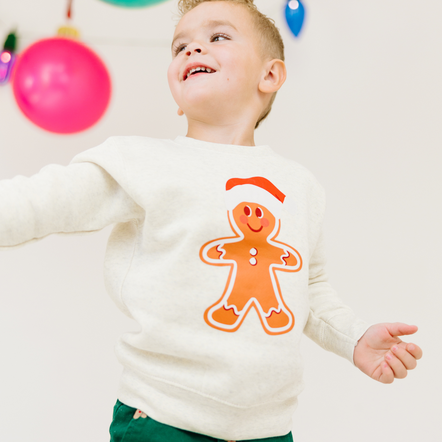 Gingerbread Crewneck | Toddler & Kids