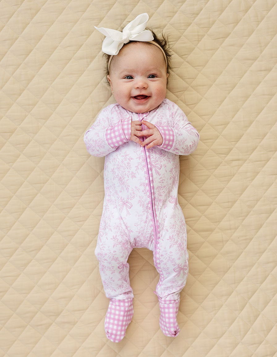 Bamboo Zip Romper | Petal Whimsy