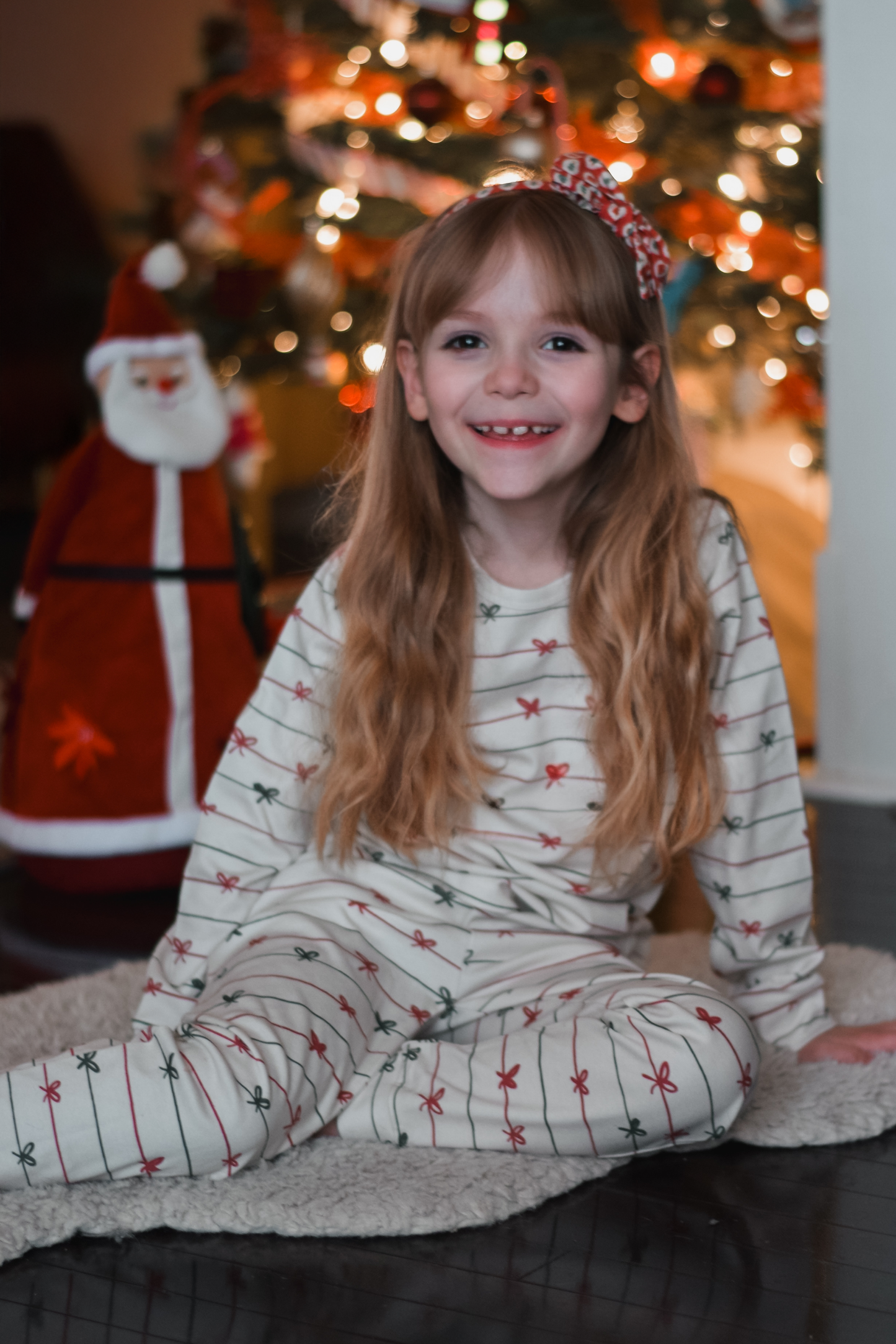 Tied with a Bow Christmas Organic Cotton Set | Baby, Toddler, Kids