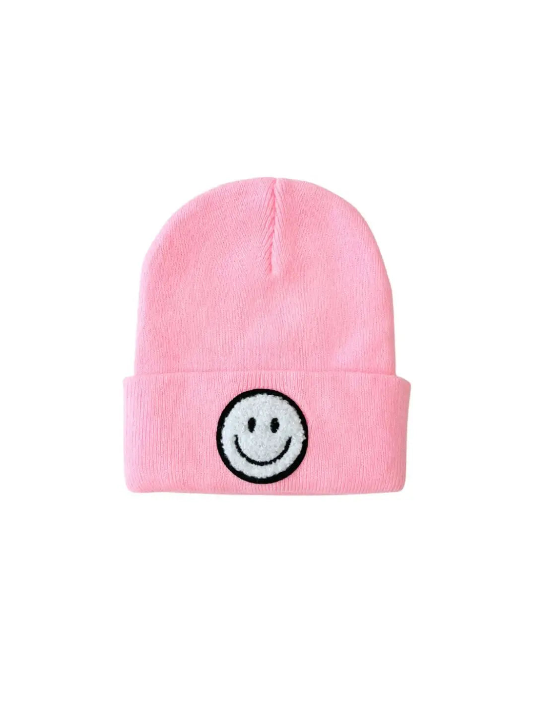 Pink Smiley Beanie | Toddler