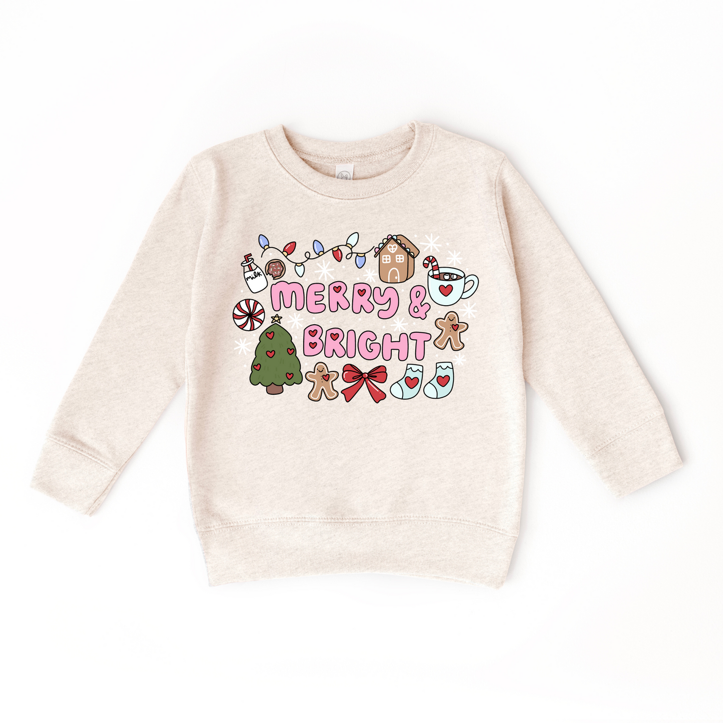 Merry and Bright Crewneck | Toddler & Kids