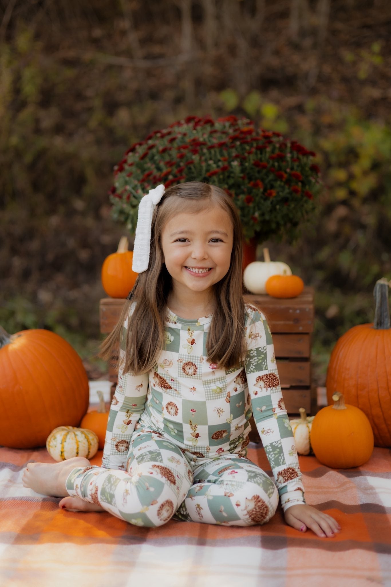 Harvest Hedgehogs Bamboo Pajamas | Baby, Toddler & Kids