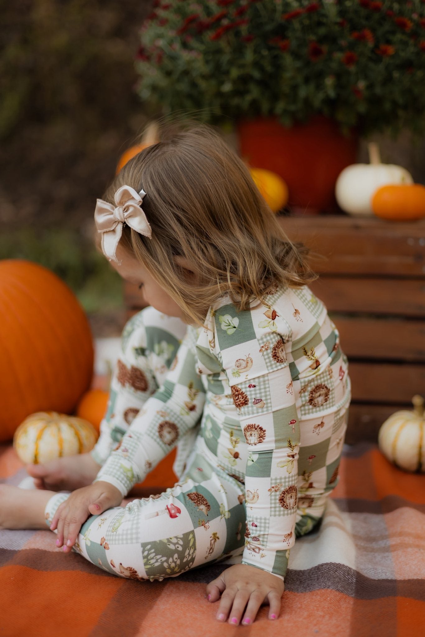 Harvest Hedgehogs Bamboo Pajamas | Baby, Toddler & Kids