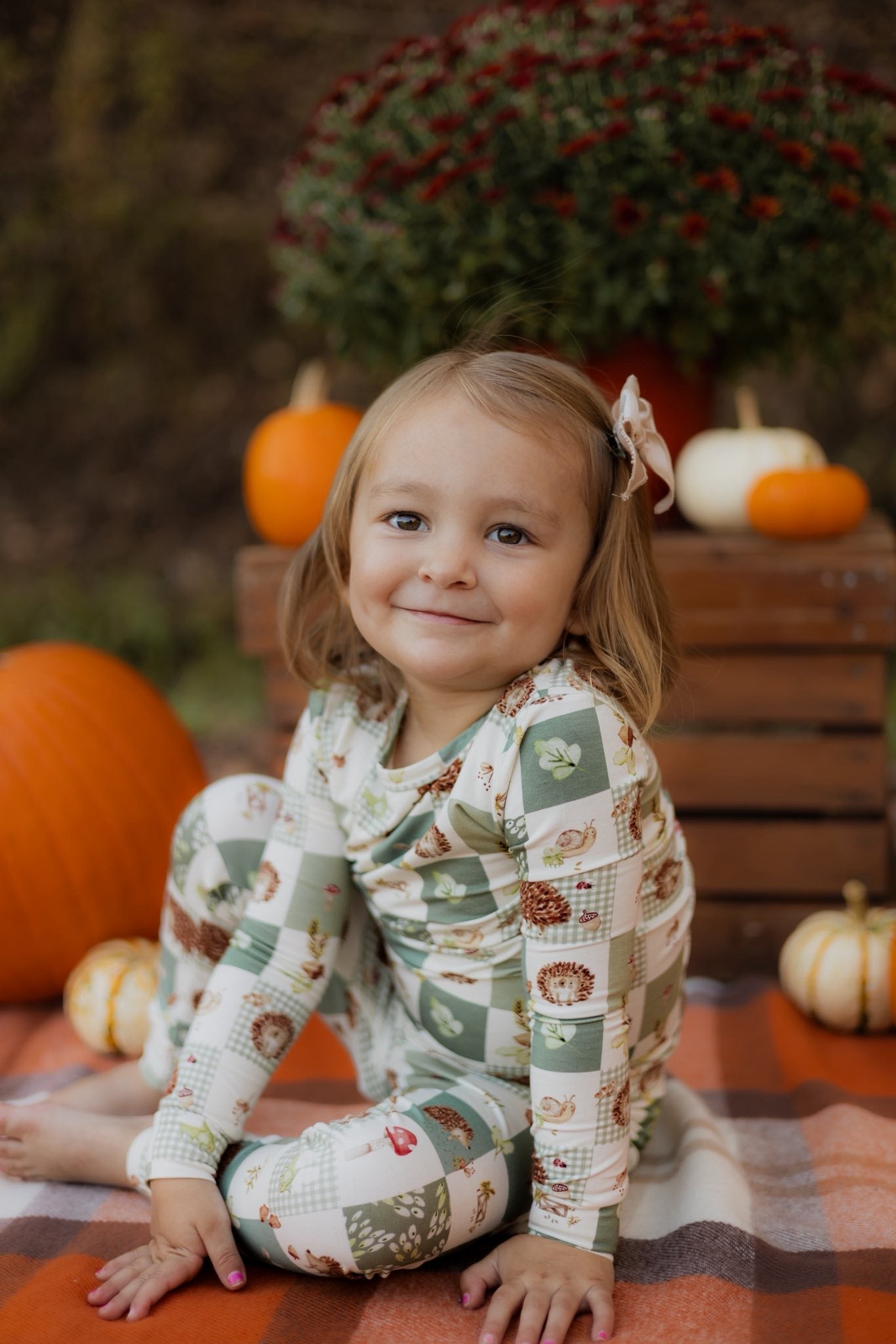 Harvest Hedgehogs Bamboo Pajamas | Baby, Toddler & Kids