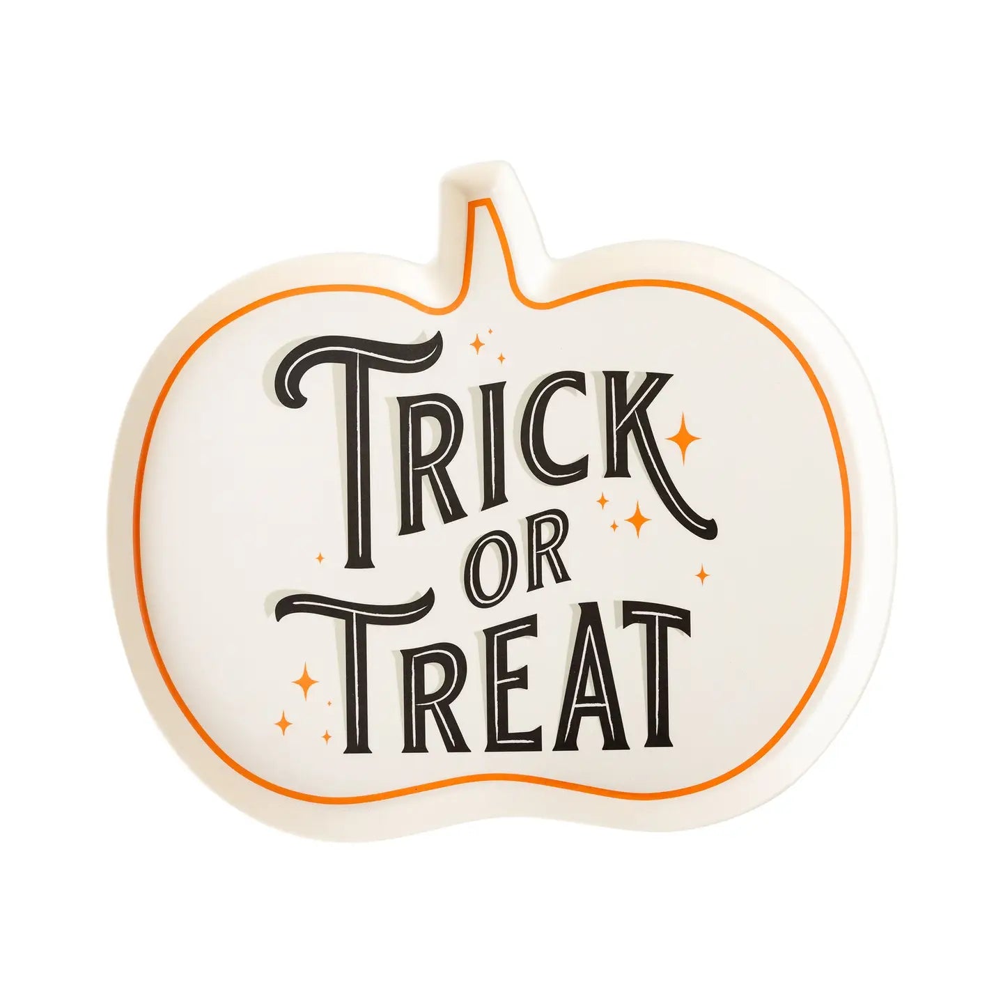 Trick Or Treat Bamboo Reusable Tray