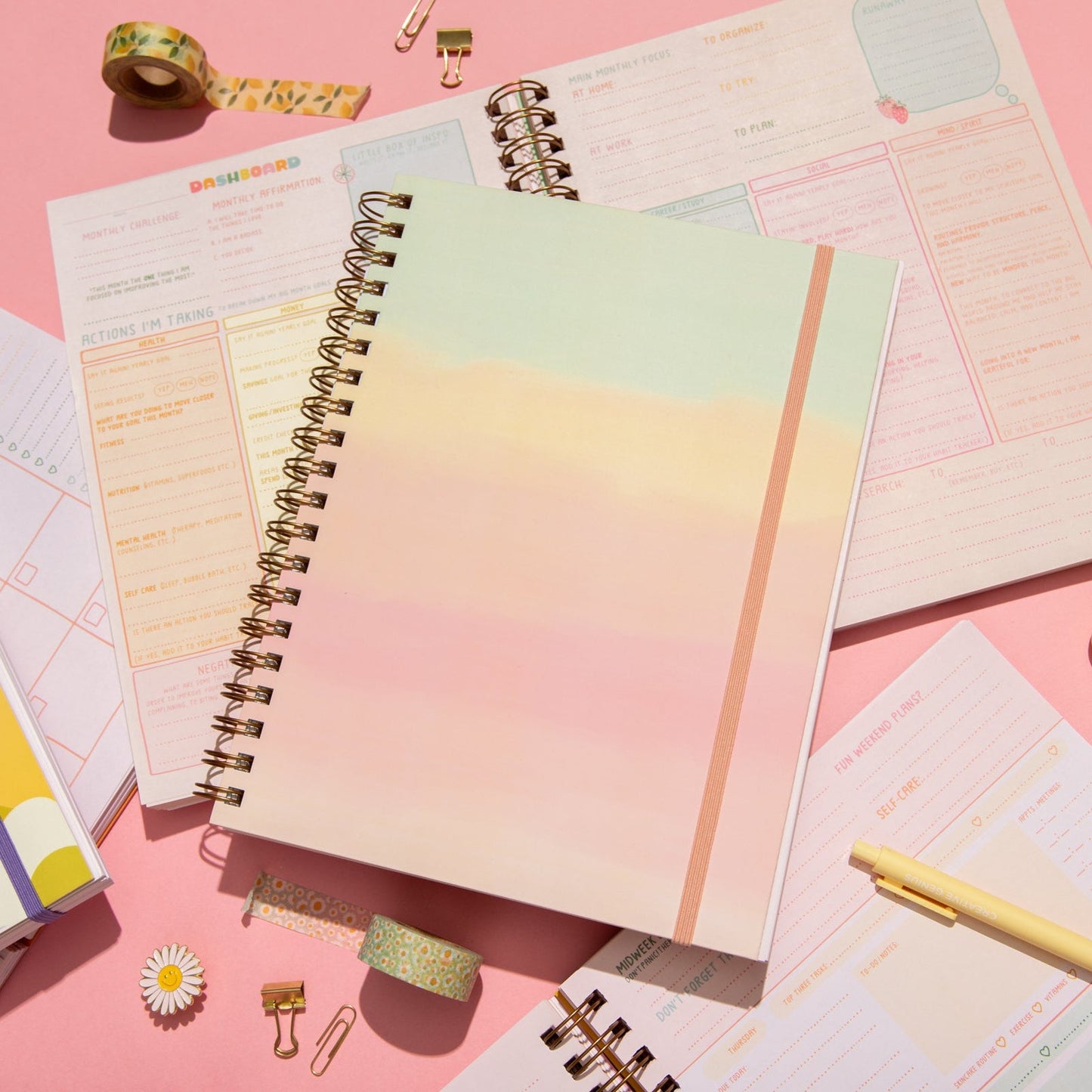 Undated Perpetual Goal Setting Planner