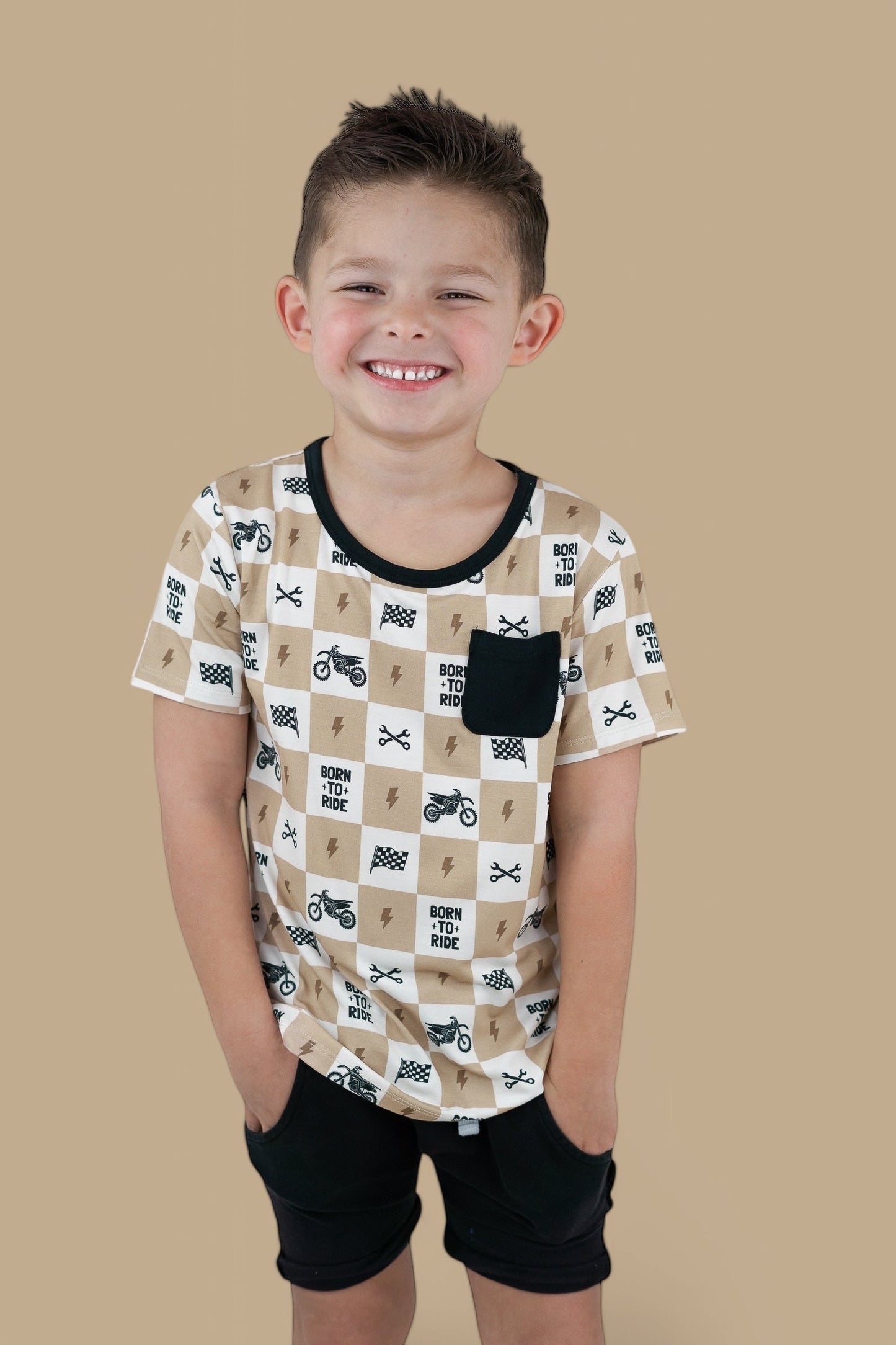 BORN TO RIDE DREAM POCKET TEE