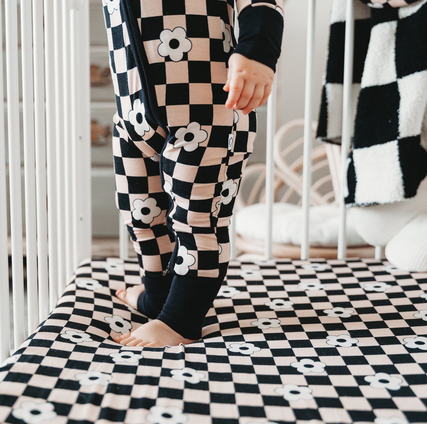 RETRO DAISY CHECKS DREAM ROMPER