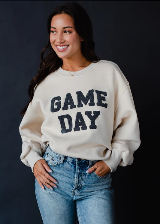 Game Day Chenille Letter Sweatshirt