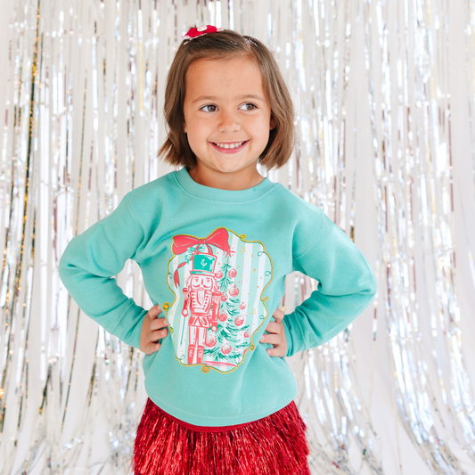 Nutcracker Bow Sweatshirt | Toddler & Kids