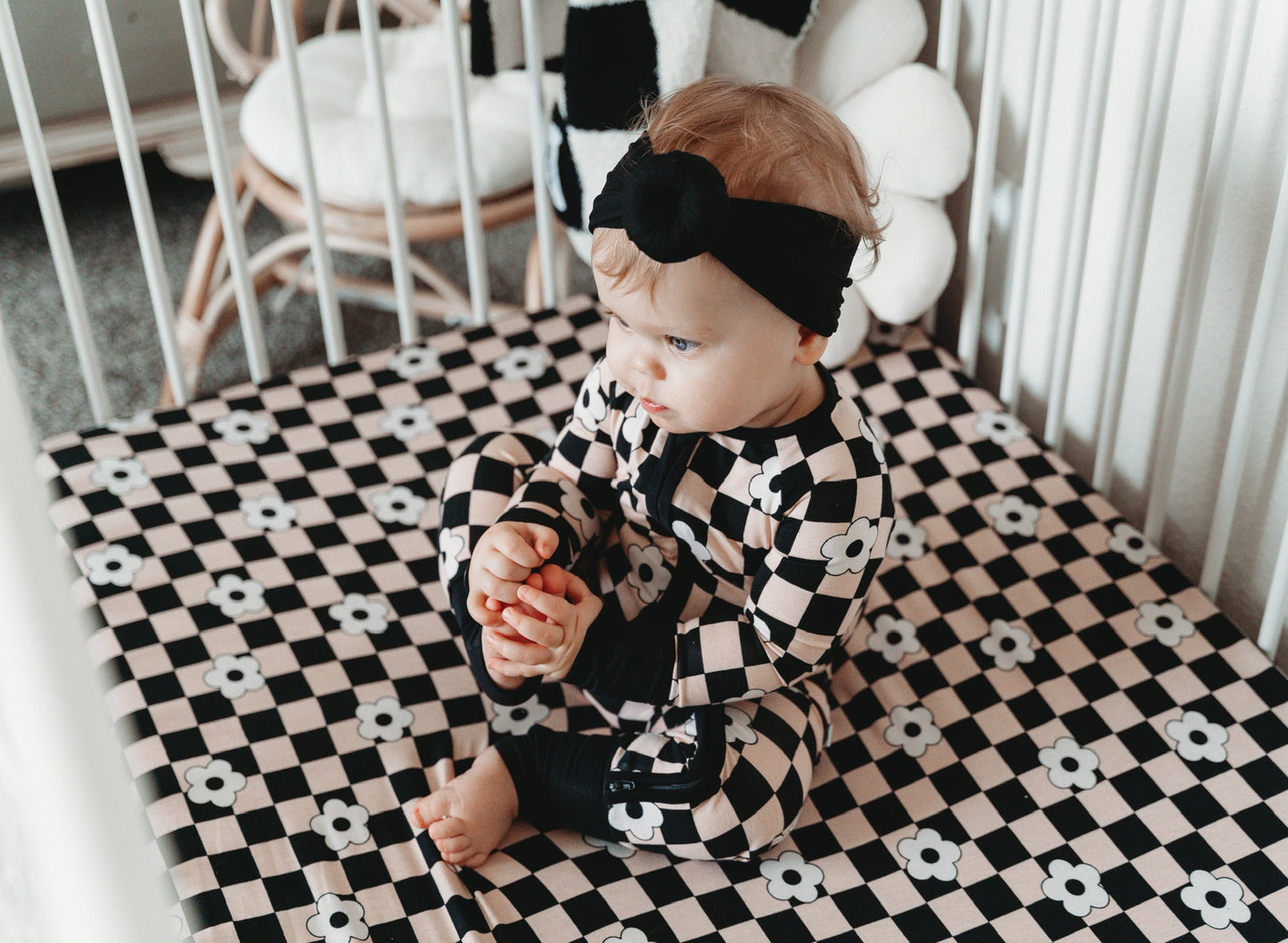 RETRO DAISY CHECKS DREAM ROMPER