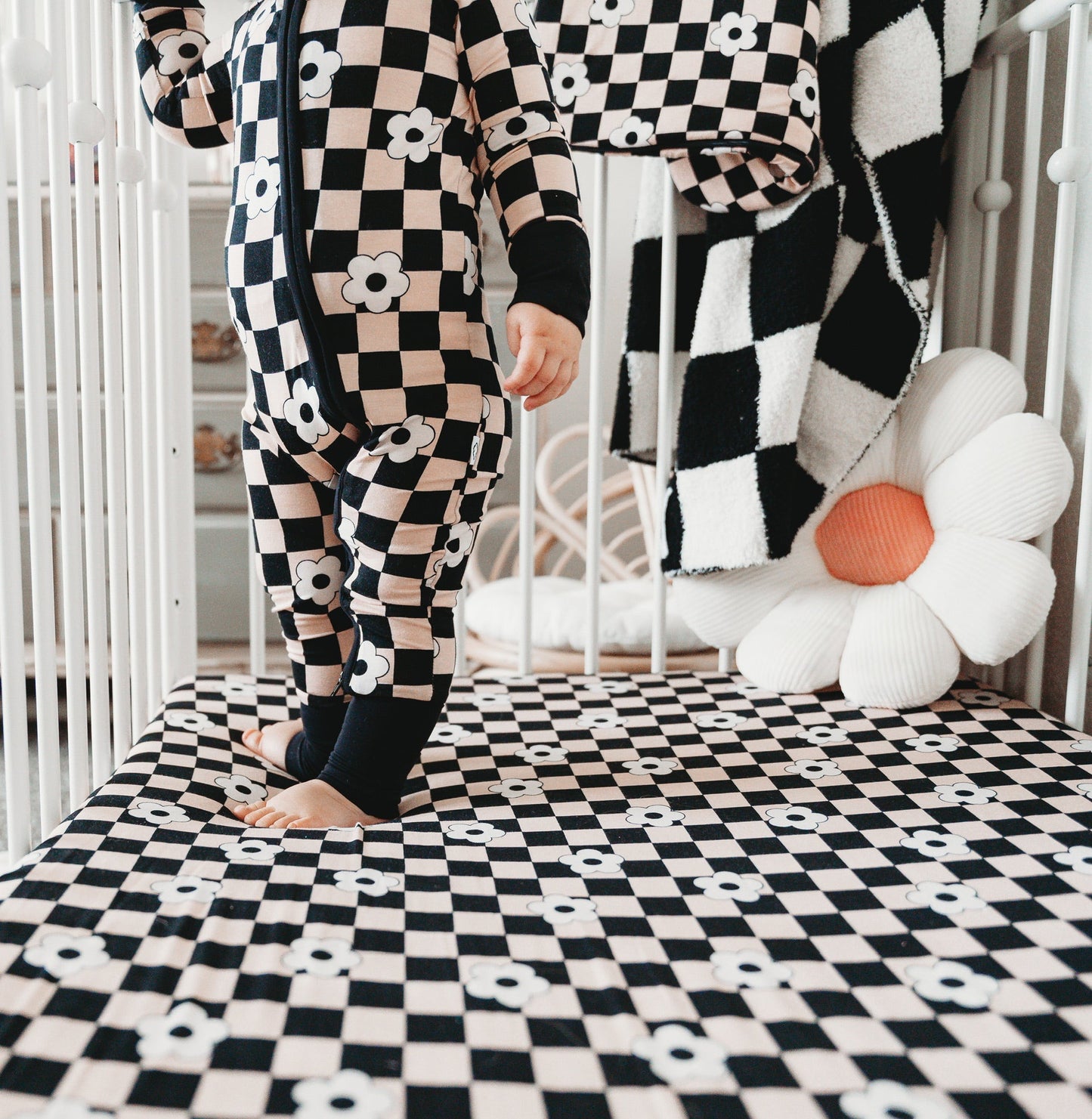 RETRO DAISY CHECKS DREAM ROMPER