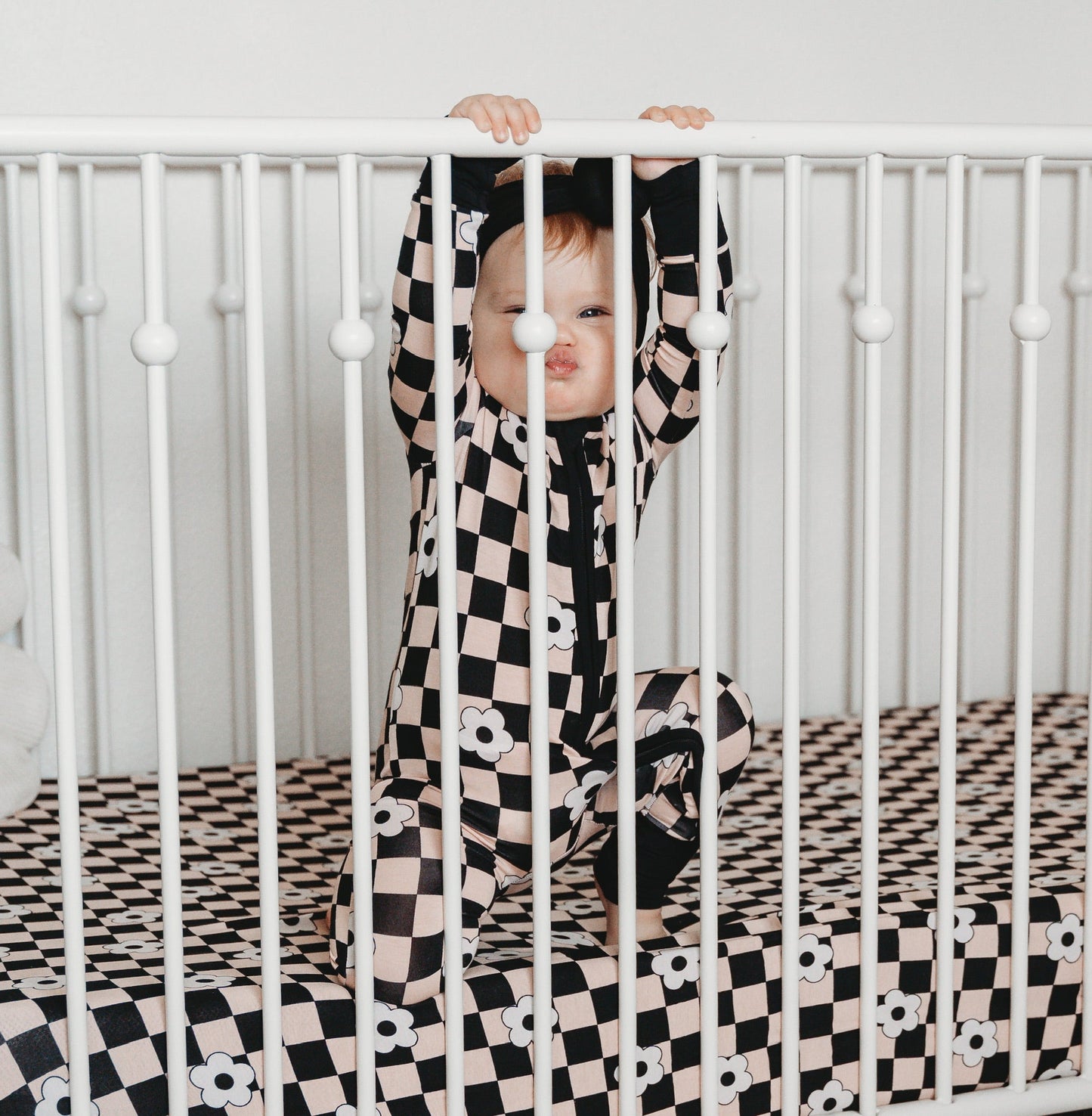 RETRO DAISY CHECKS DREAM ROMPER