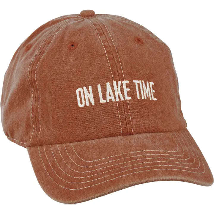 On Lake Time Baseball Hat