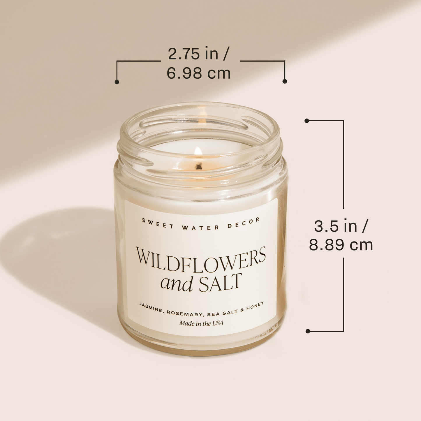 Game Day Blue Soy Candle - Clear Jar - 9 oz